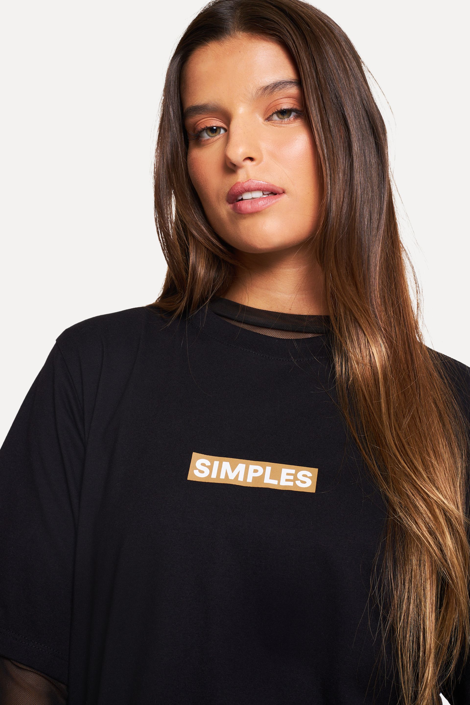 Camiseta Estampada Feminina Simples Manga Curta