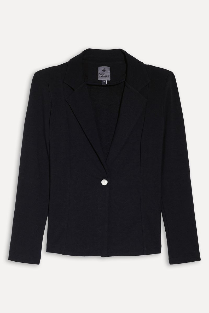 Blazer de Alfaiataria Feminino Confort Malha Premium