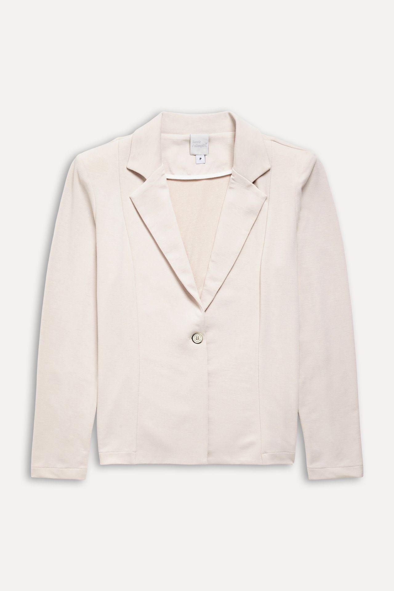 Blazer de Alfaiataria Feminino Confort Malha Premium