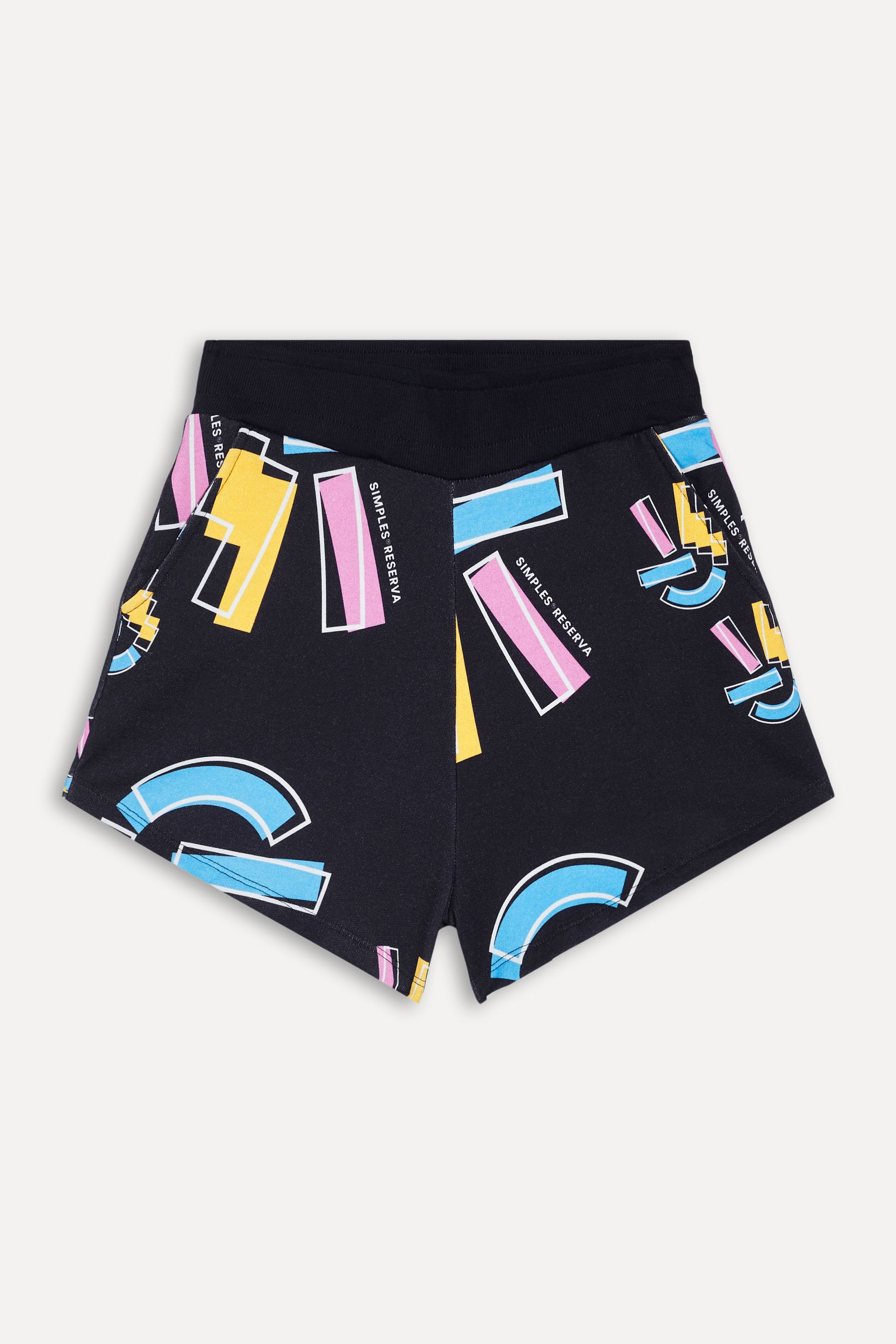 Short Moletom Feminino Estampado Hands