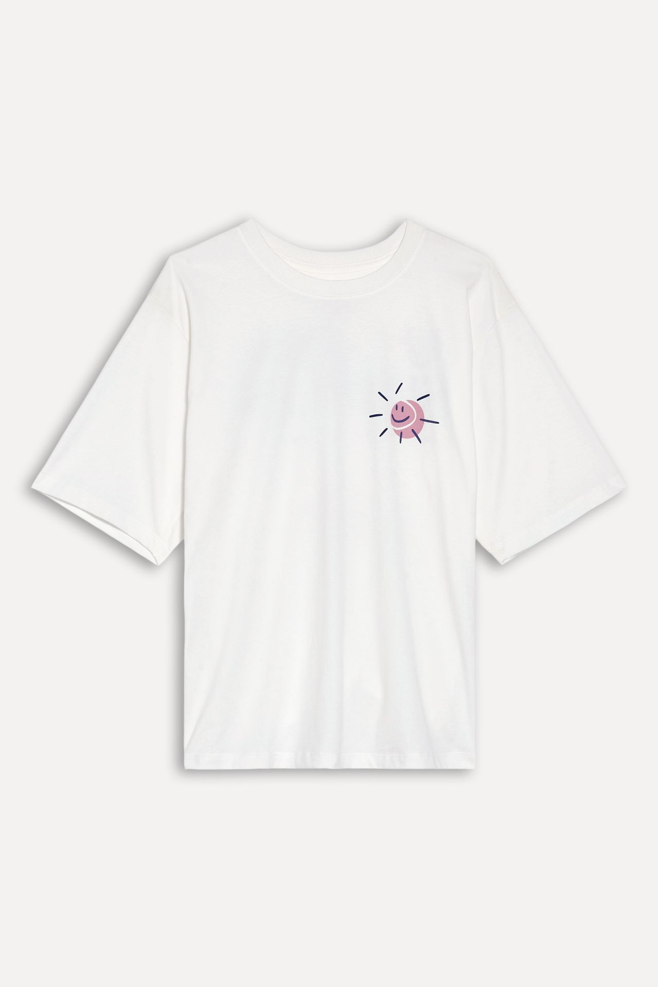 Camiseta Estampada Feminina Dia Simples Manga Curta