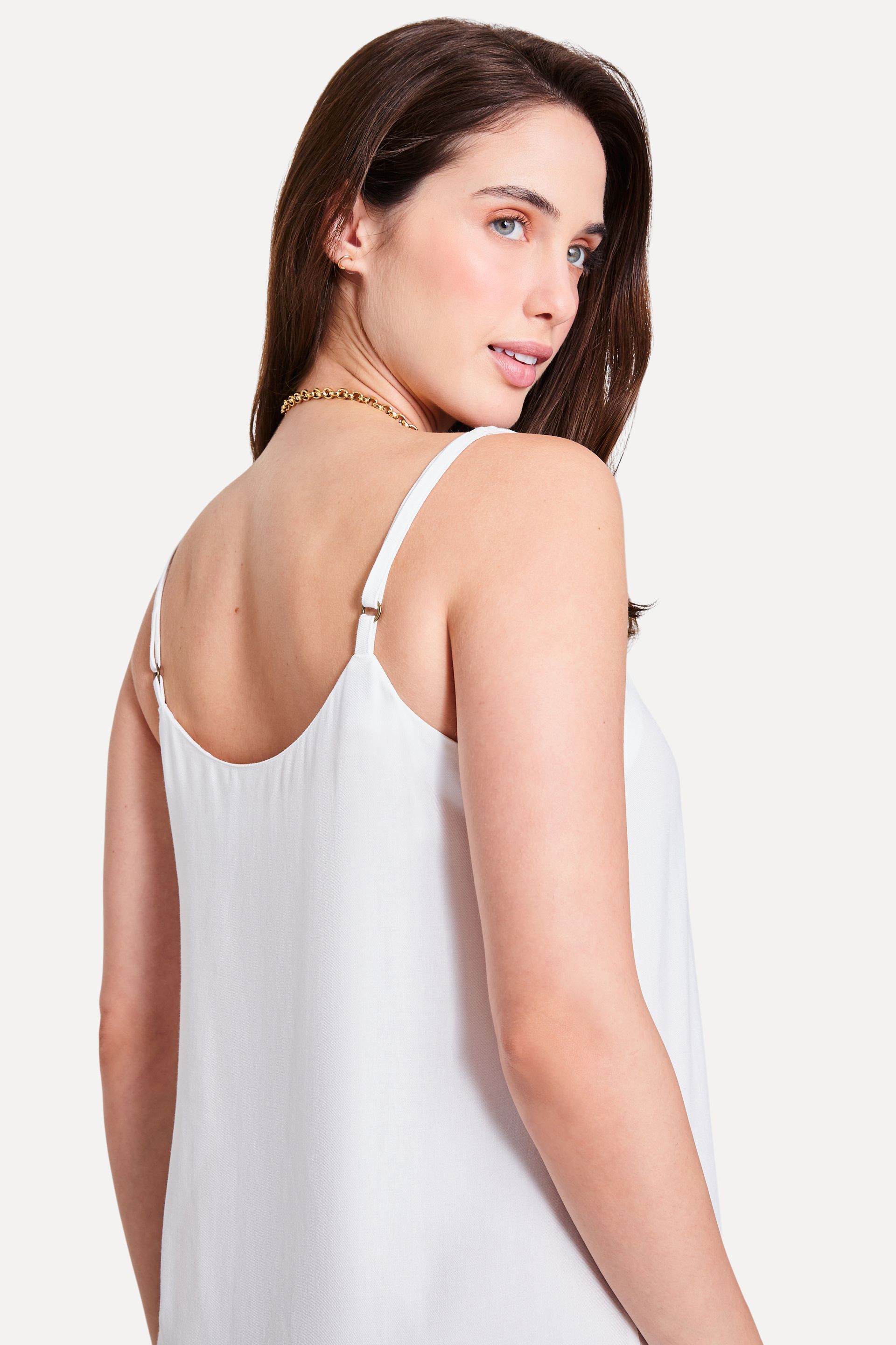Vestido Slip Dress Feminino Longo
