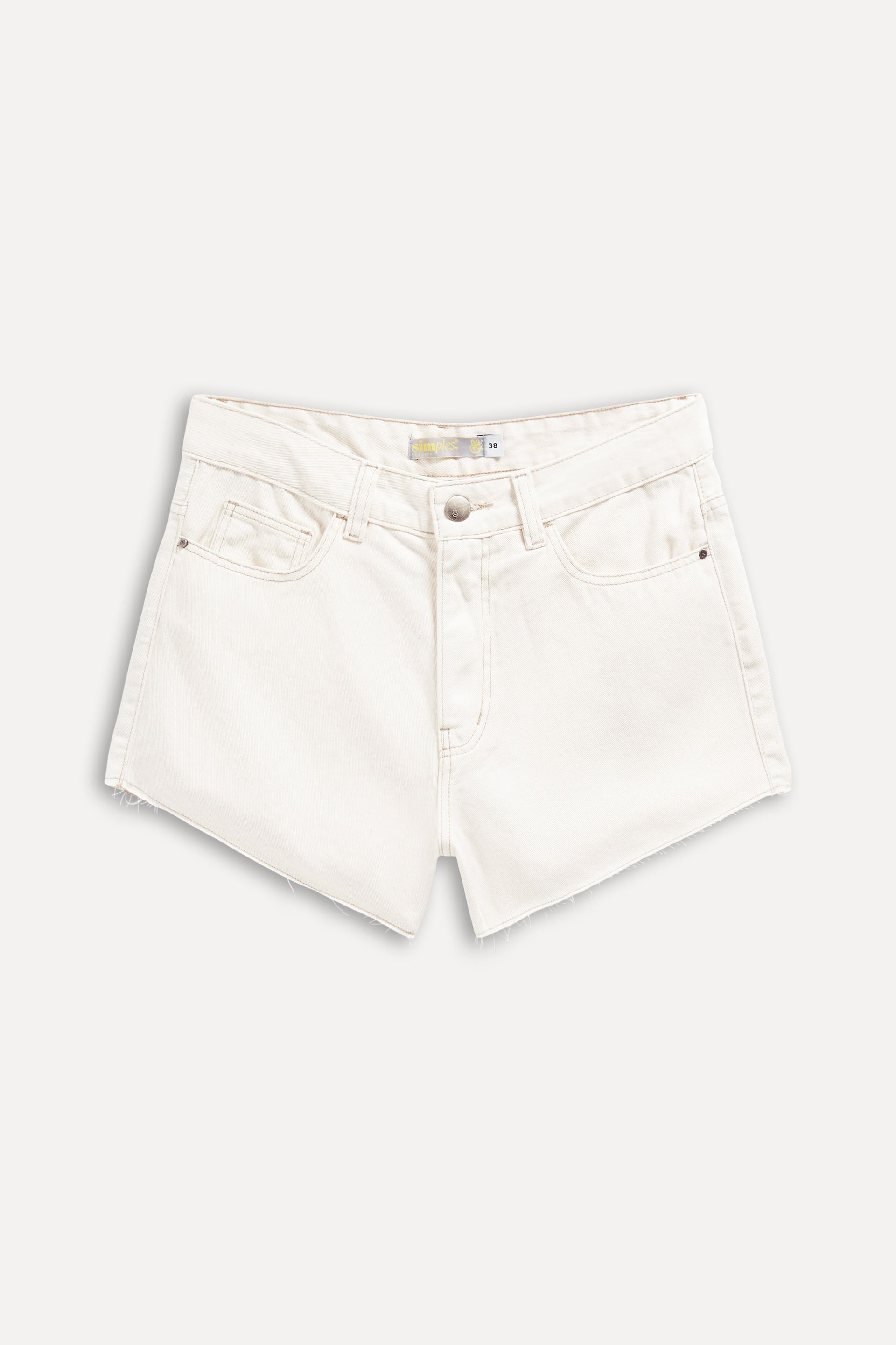 Short Jeans Feminino Barra Fio