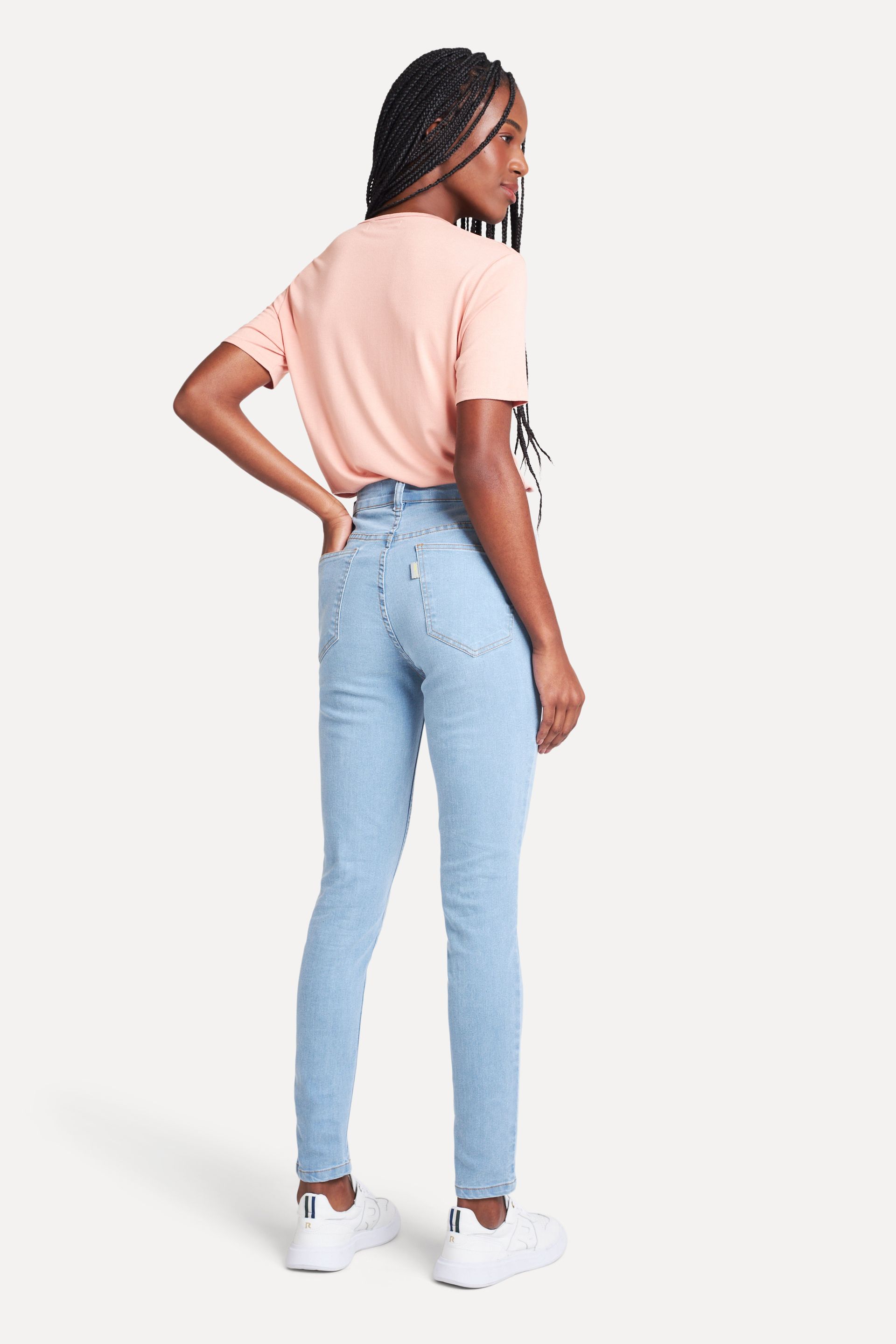 Calça Jeans Skinny Feminina Simples