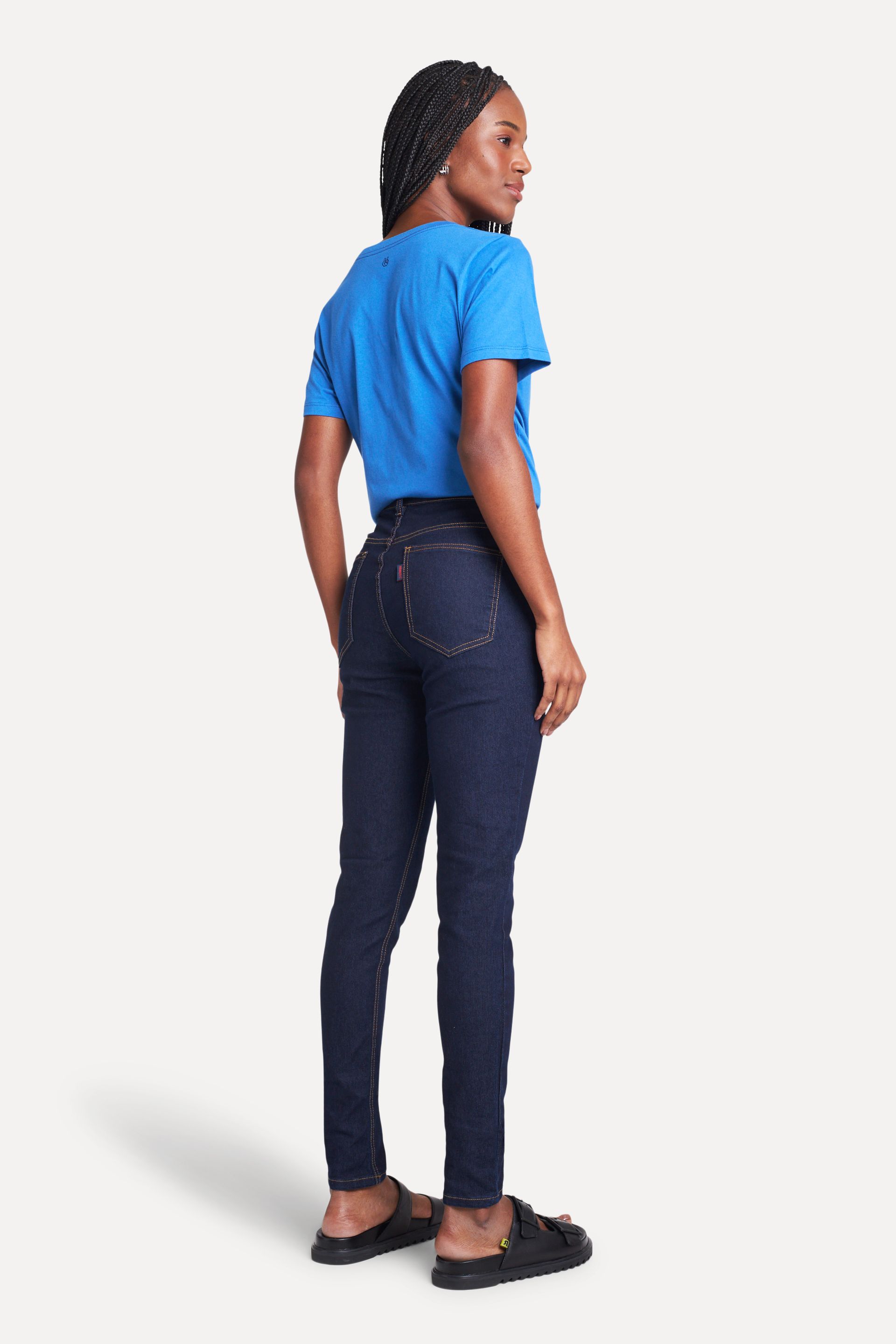 Calça Jeans Skinny Feminina Simples