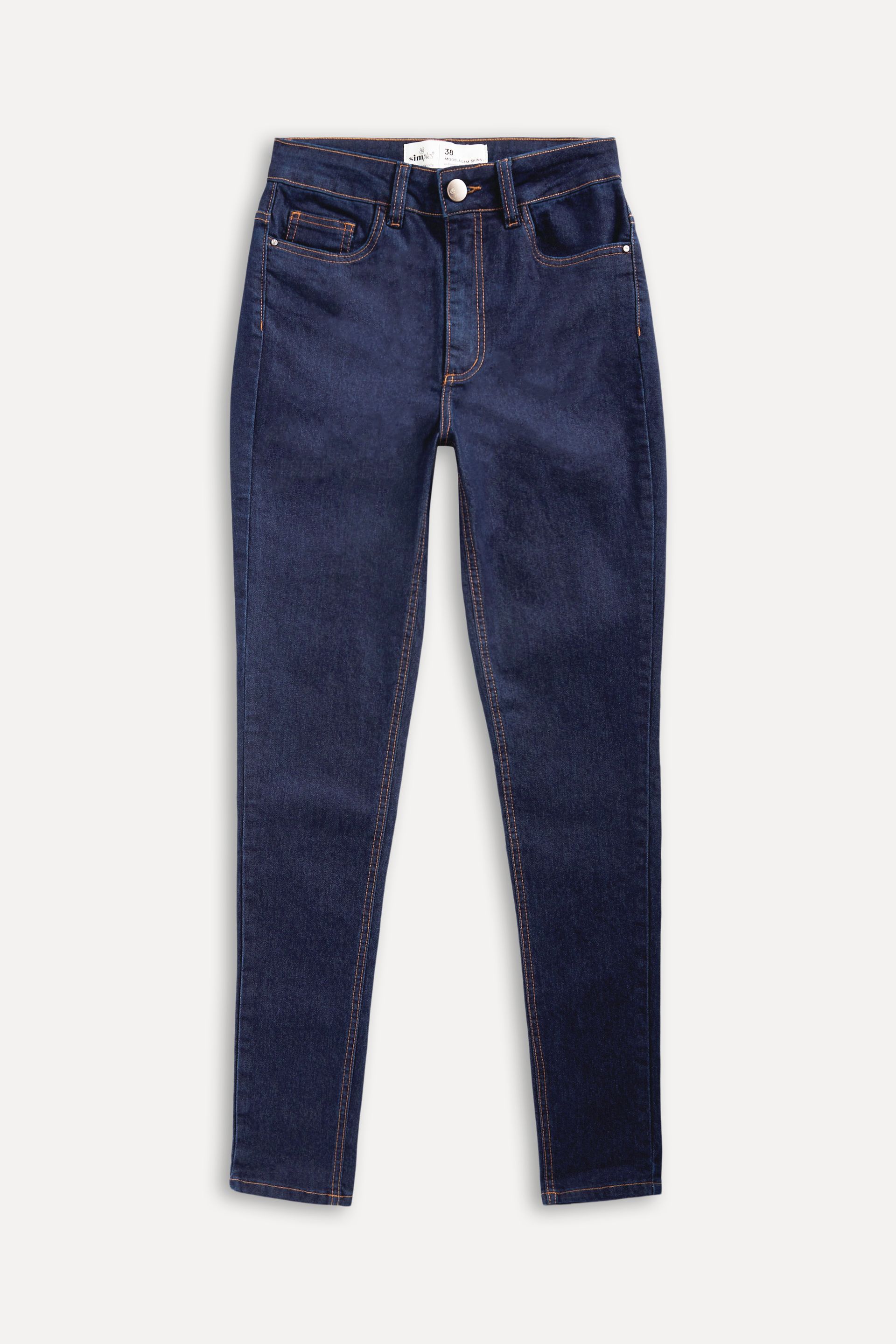 Calça Jeans Skinny Feminina Simples