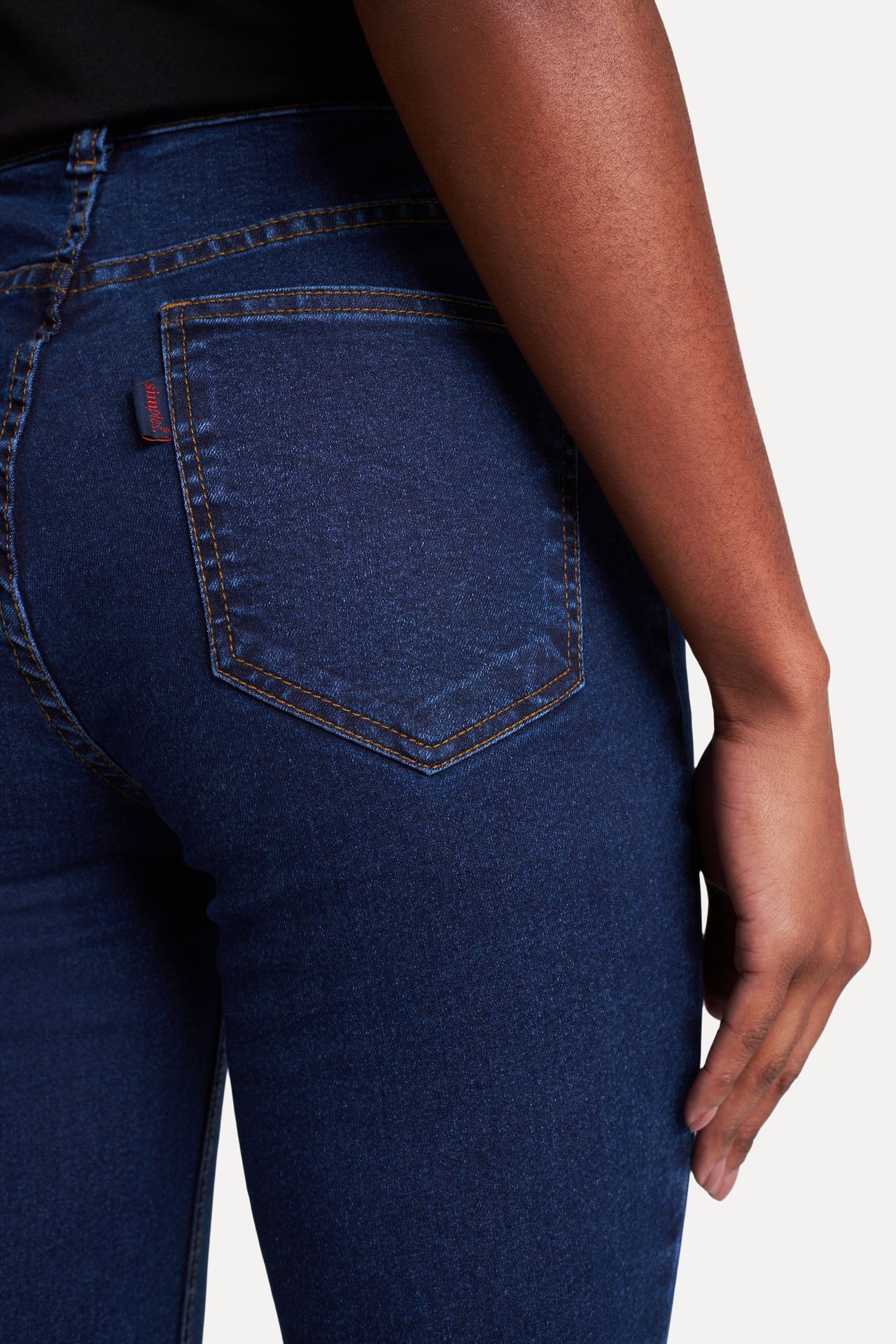 Calça Jeans Skinny Feminina Simples