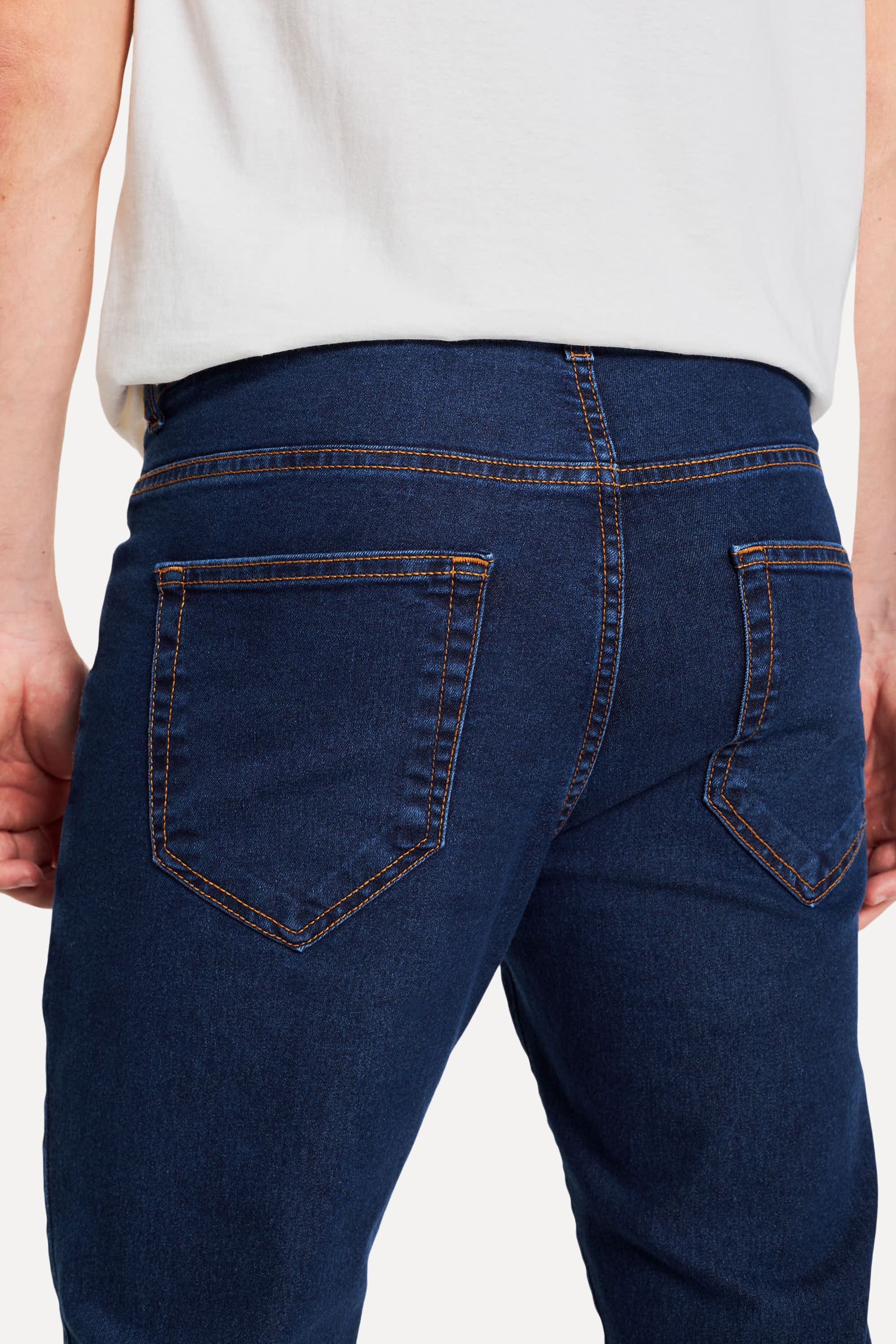 Calça Jeans Reta Masculina Simples