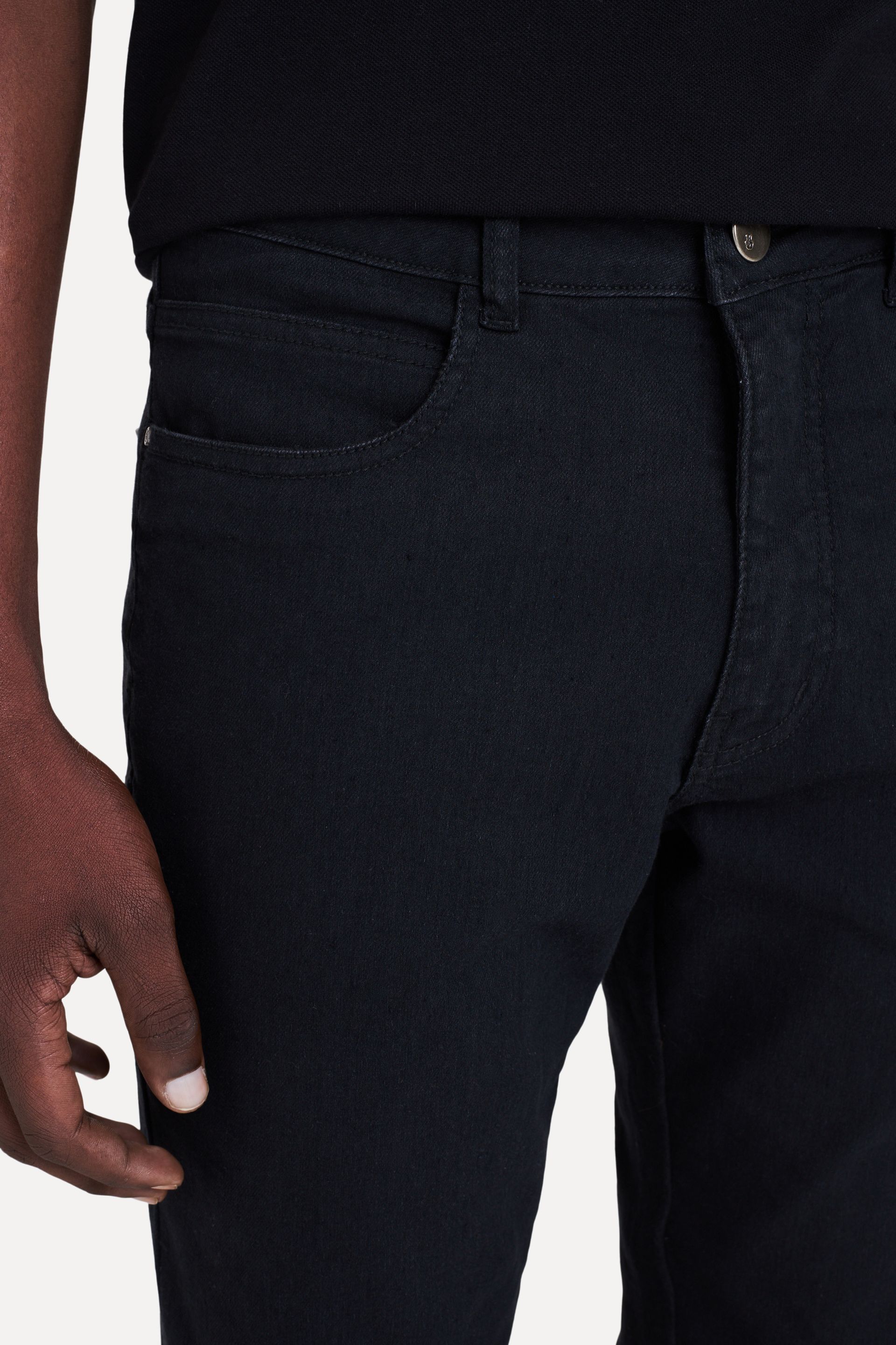 Calça Jeans Reta Masculina Simples