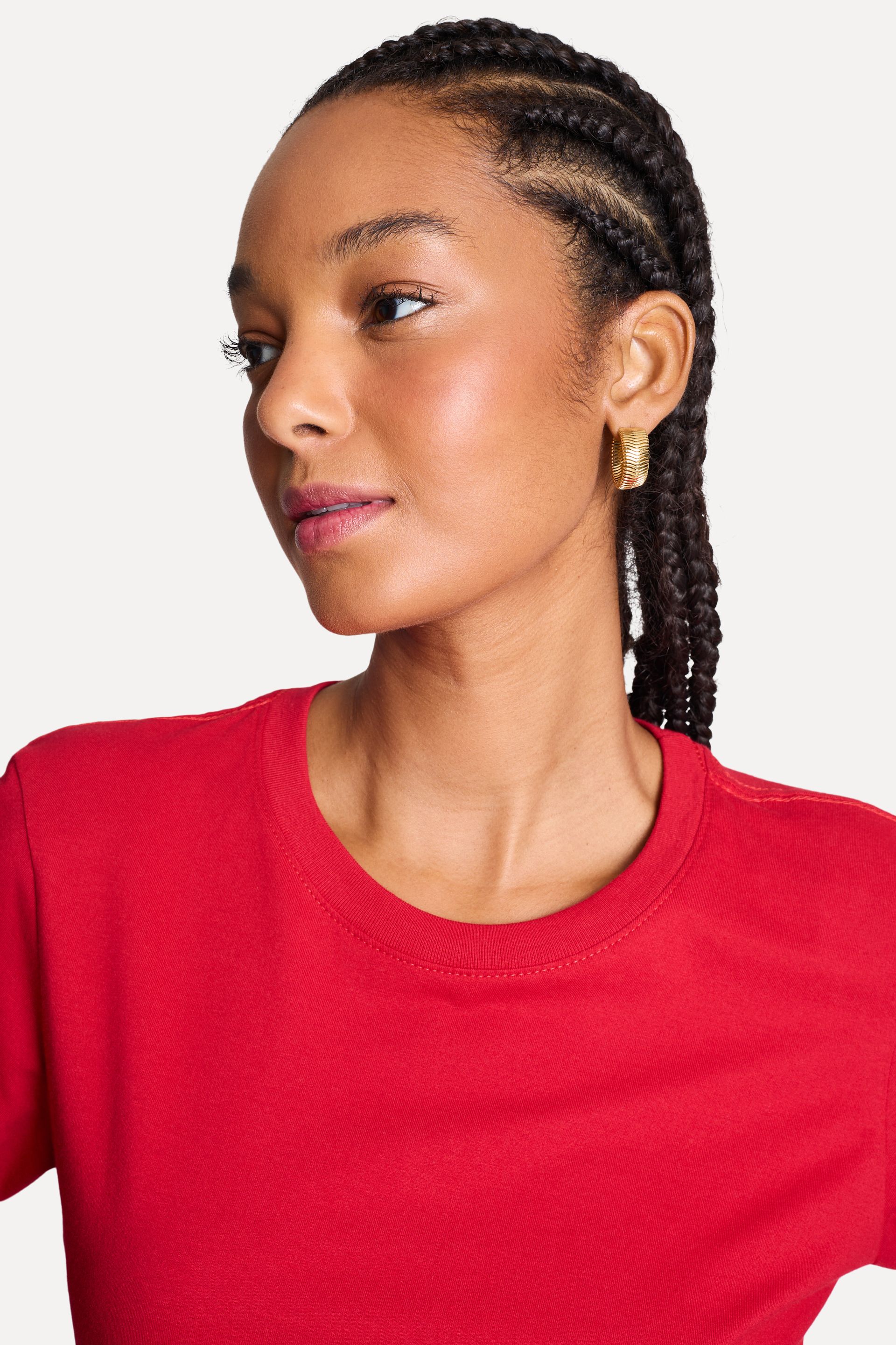 Camiseta Básica Feminina Simples Manga Curta