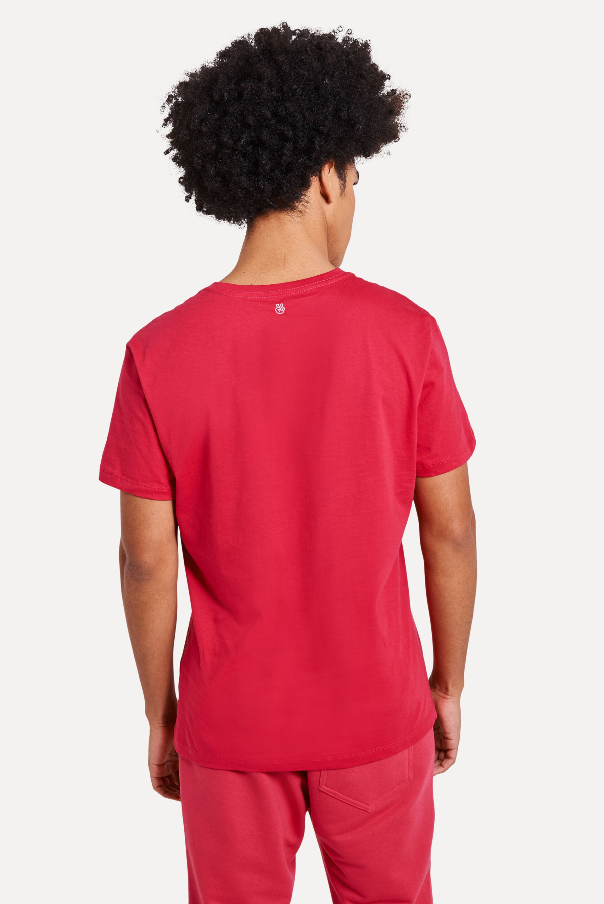 Camiseta Básica Masculina Simples Gola V Manga Curta