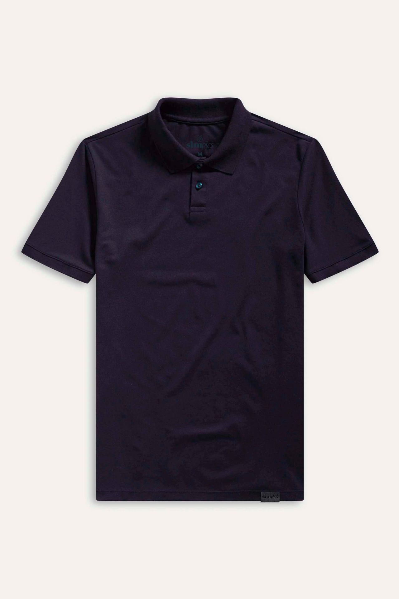 Polo Básica Masculina Piquet Fenda Lateral
