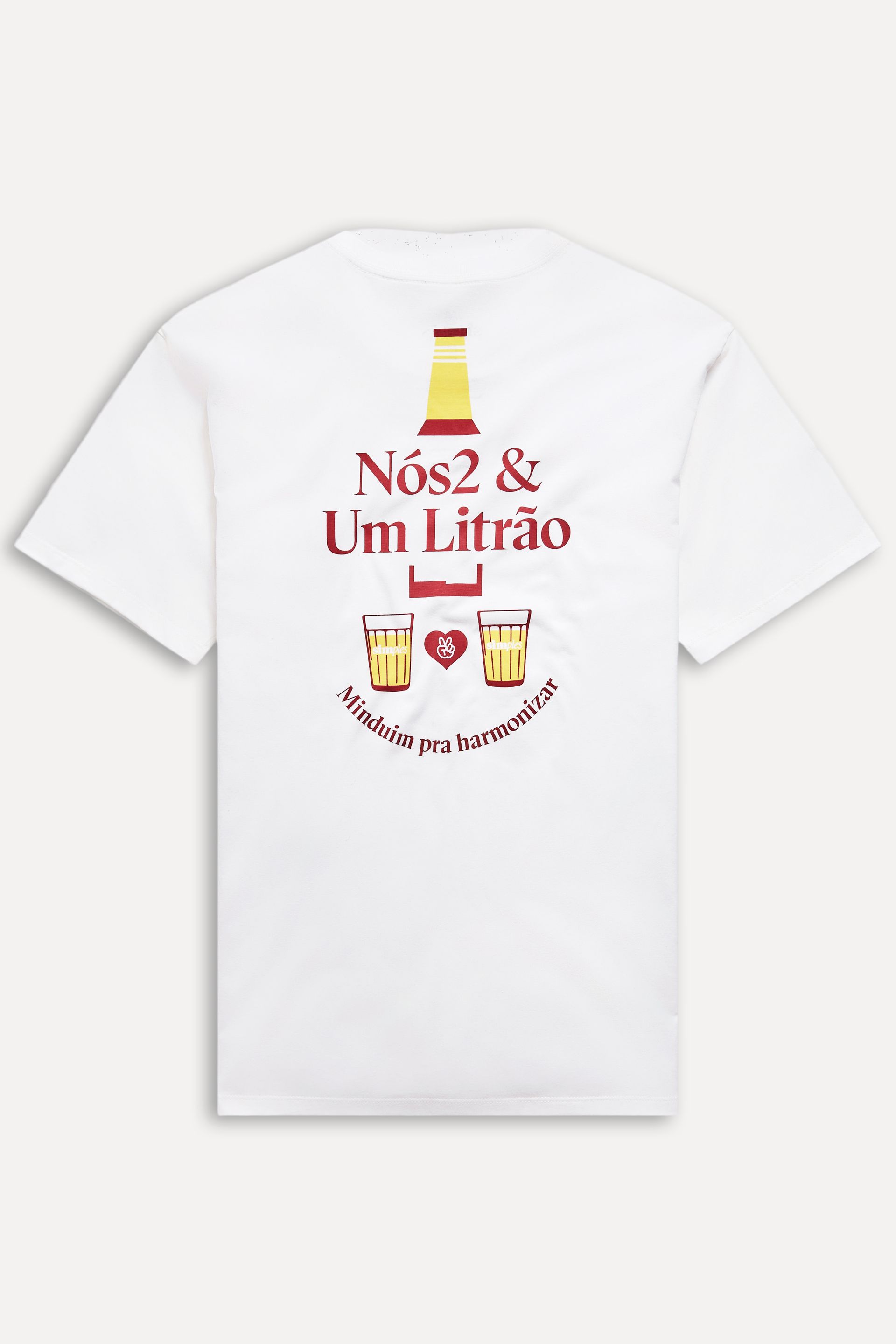 Camiseta Estampada Unisex Nós Dois Manga Curta