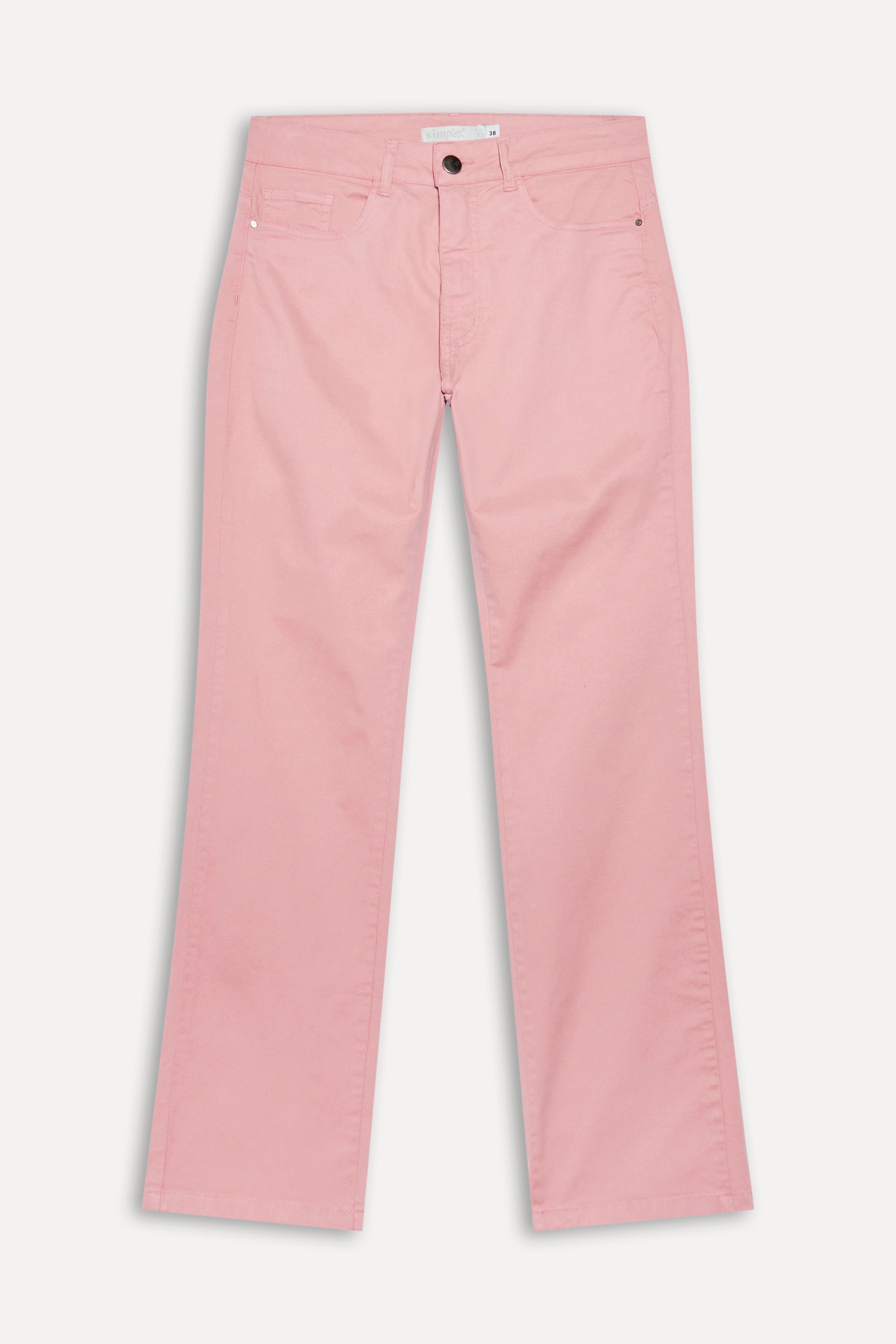 Calça de Sarja Reta Feminina Color