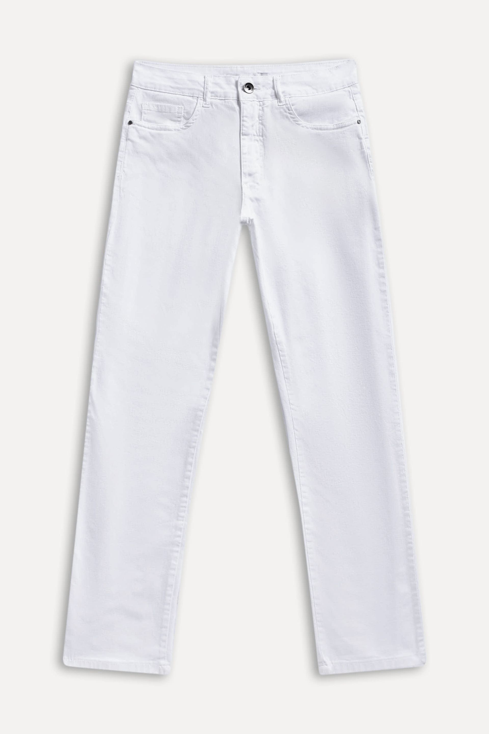 Calça de Sarja Reta Feminina Color