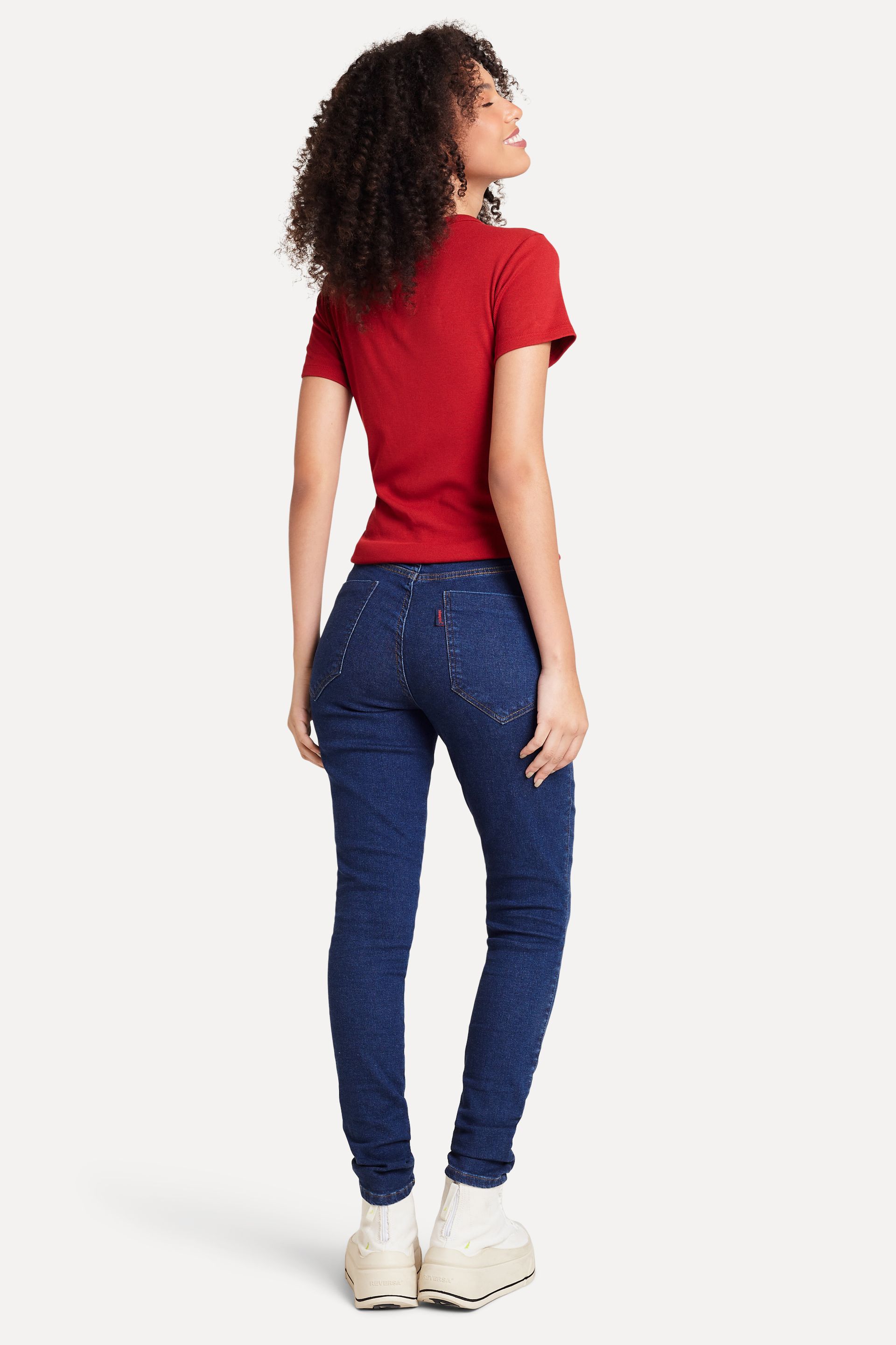 Calça Jeans Skinny Feminina Simples +