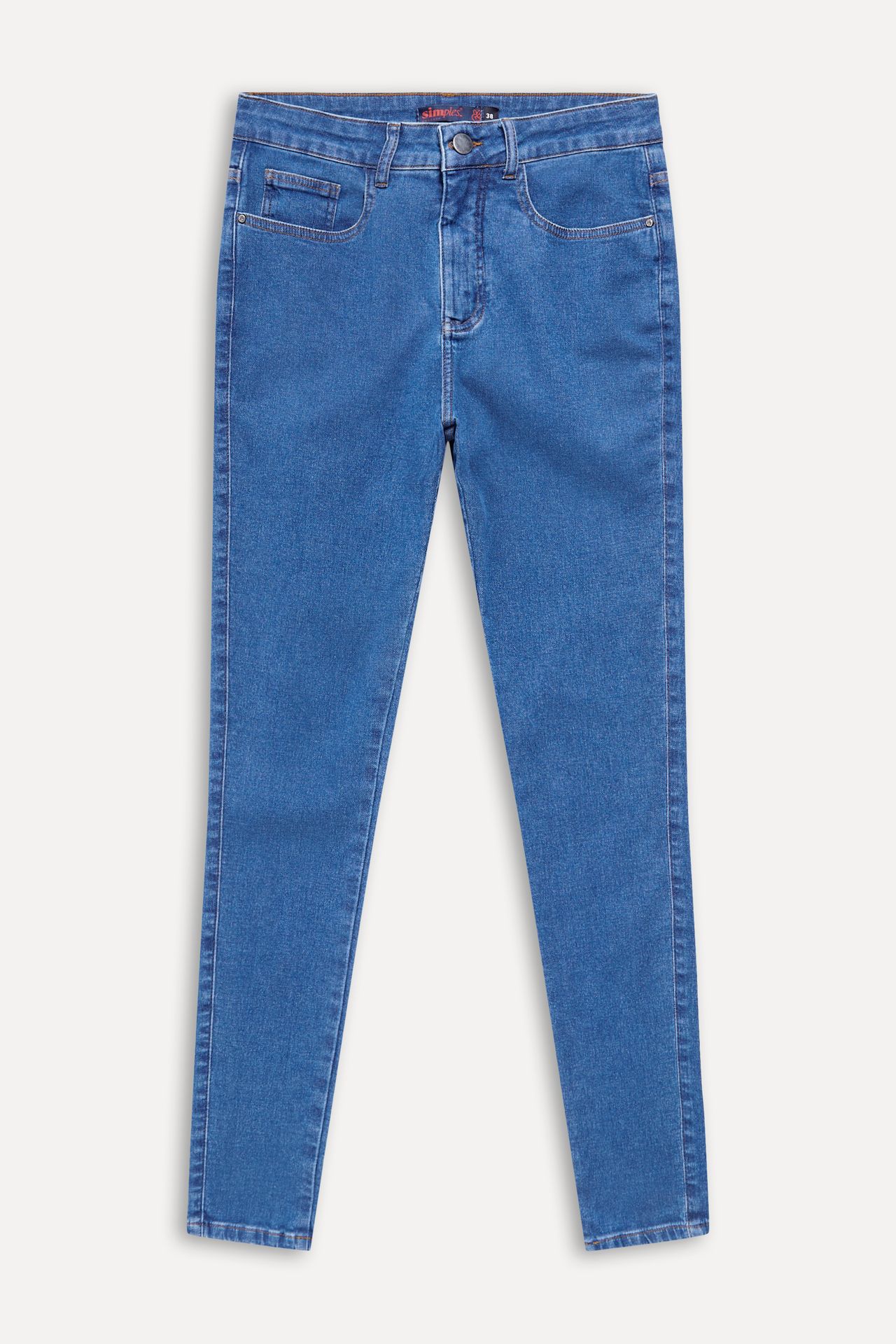 Calça Jeans Skinny Feminina Simples +