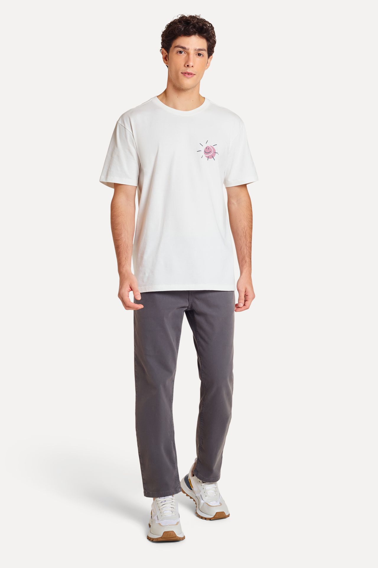 Calça Color Masculina Simples + de Algodão