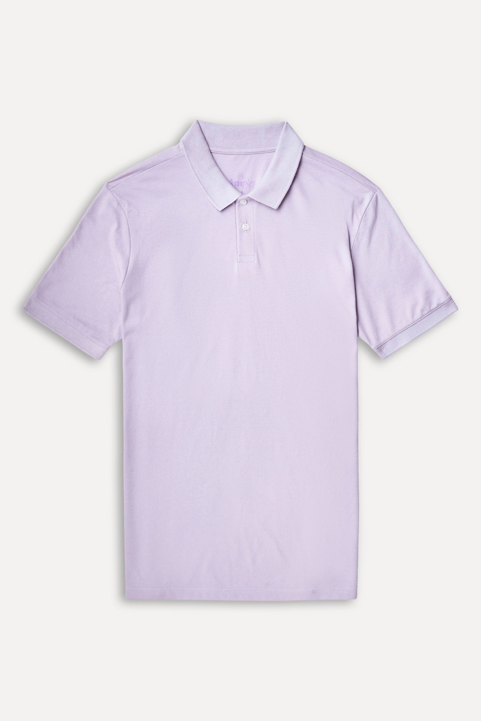 Polo Básica Masculina Piquet Fenda Lateral