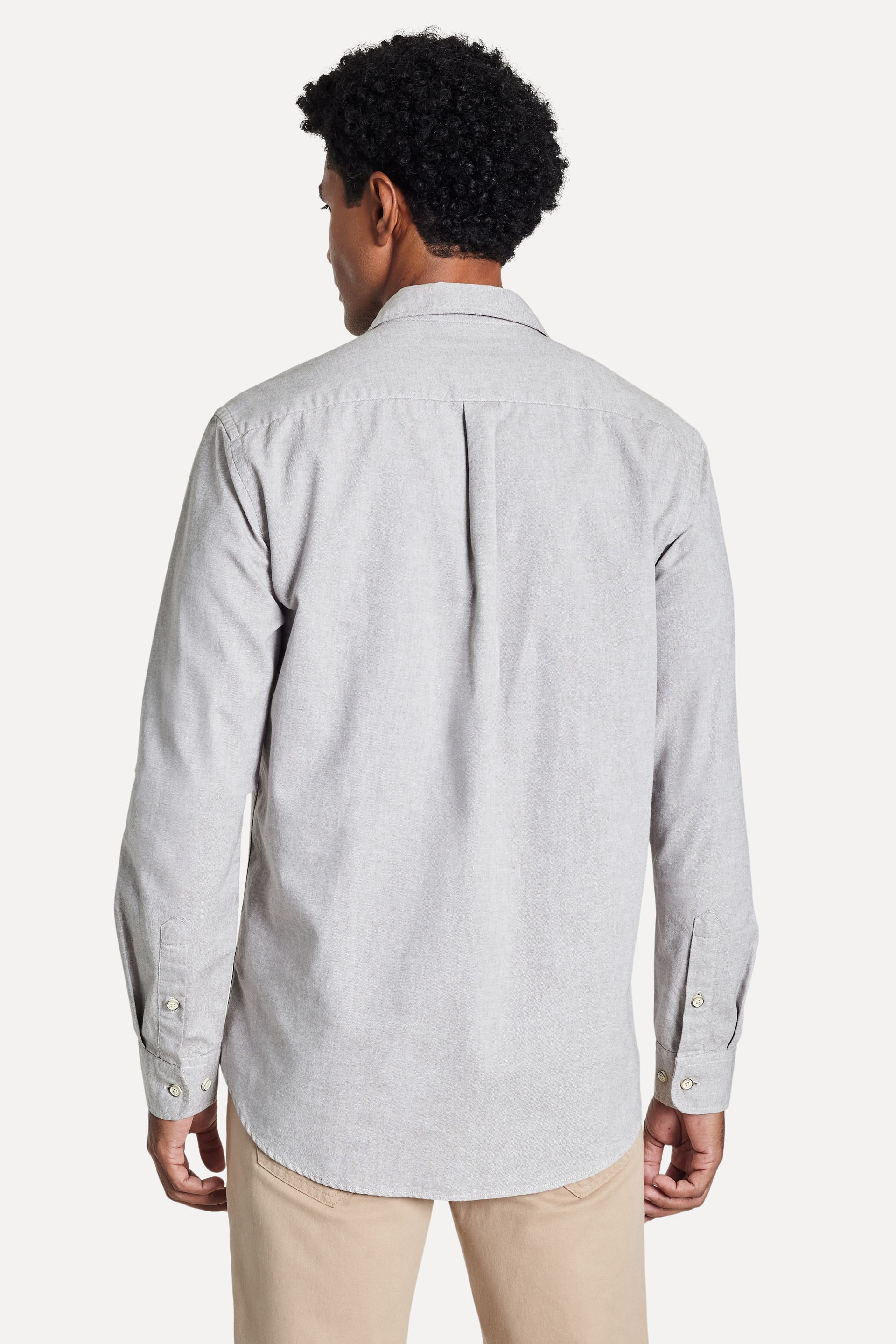 Camisa Oxford Masculina Manga Longa