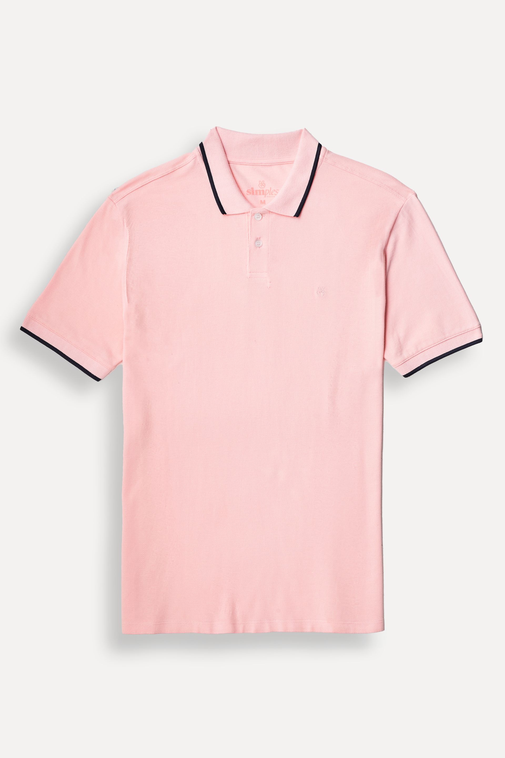 Polo Básica Masculina Gola Frisos