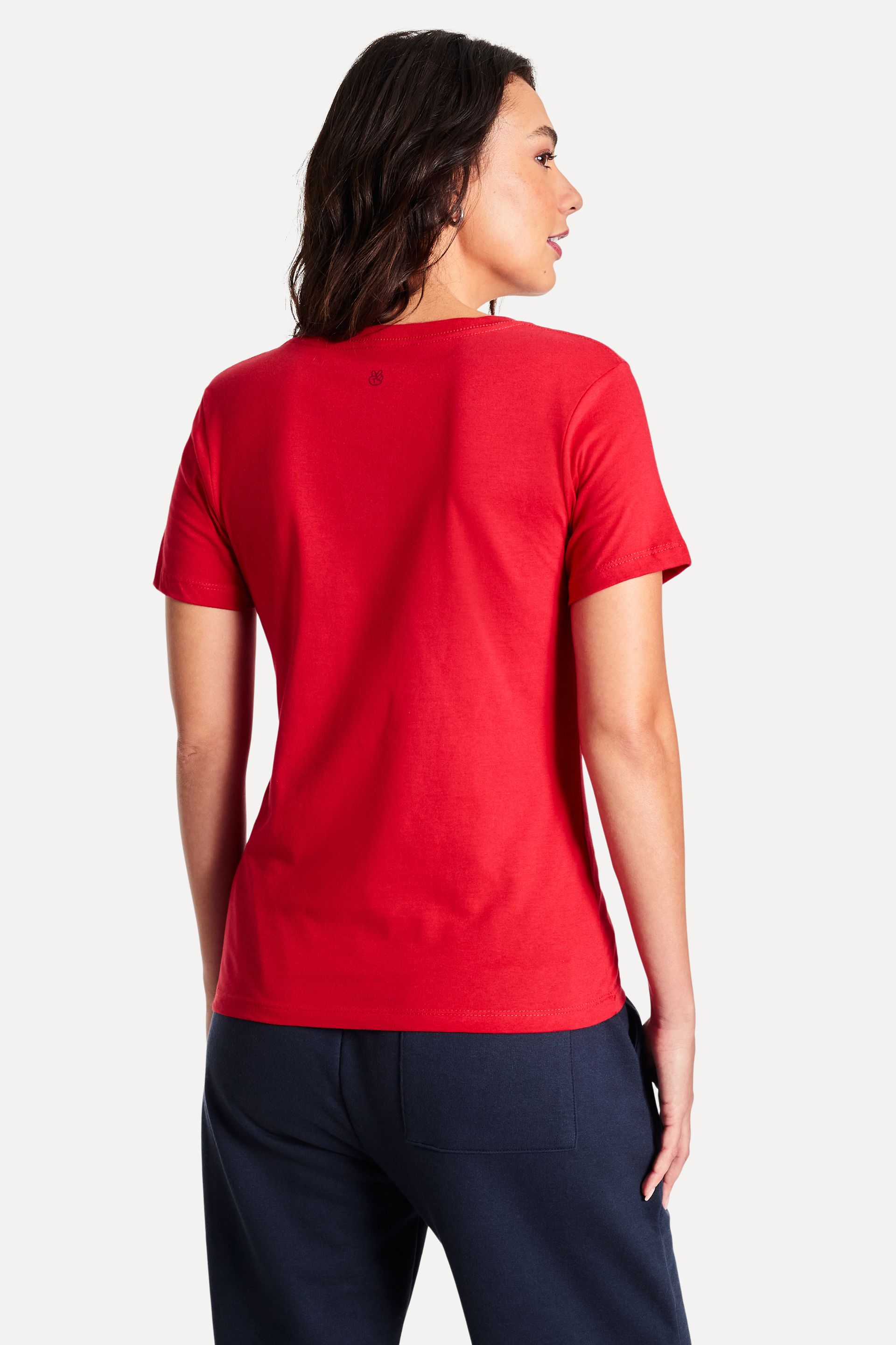 Camiseta Básica Feminina Simples Manga Curta