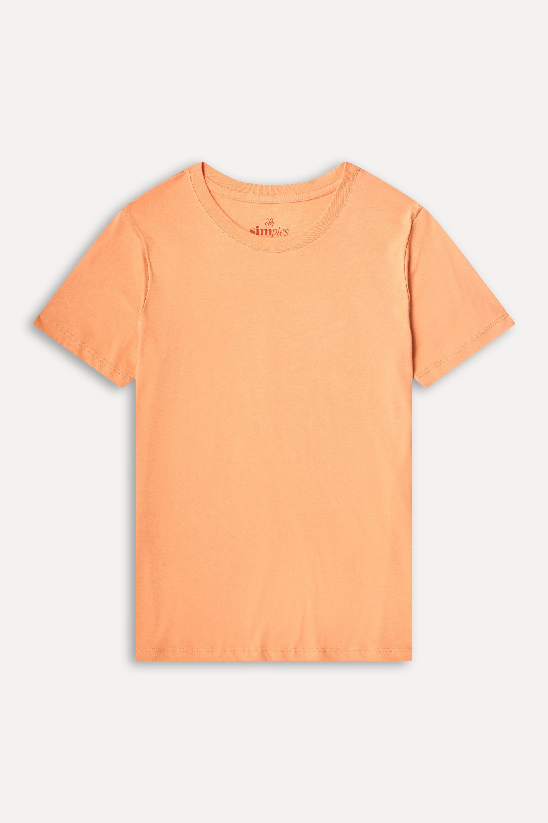 Camiseta Básica Feminina Simples Manga Curta