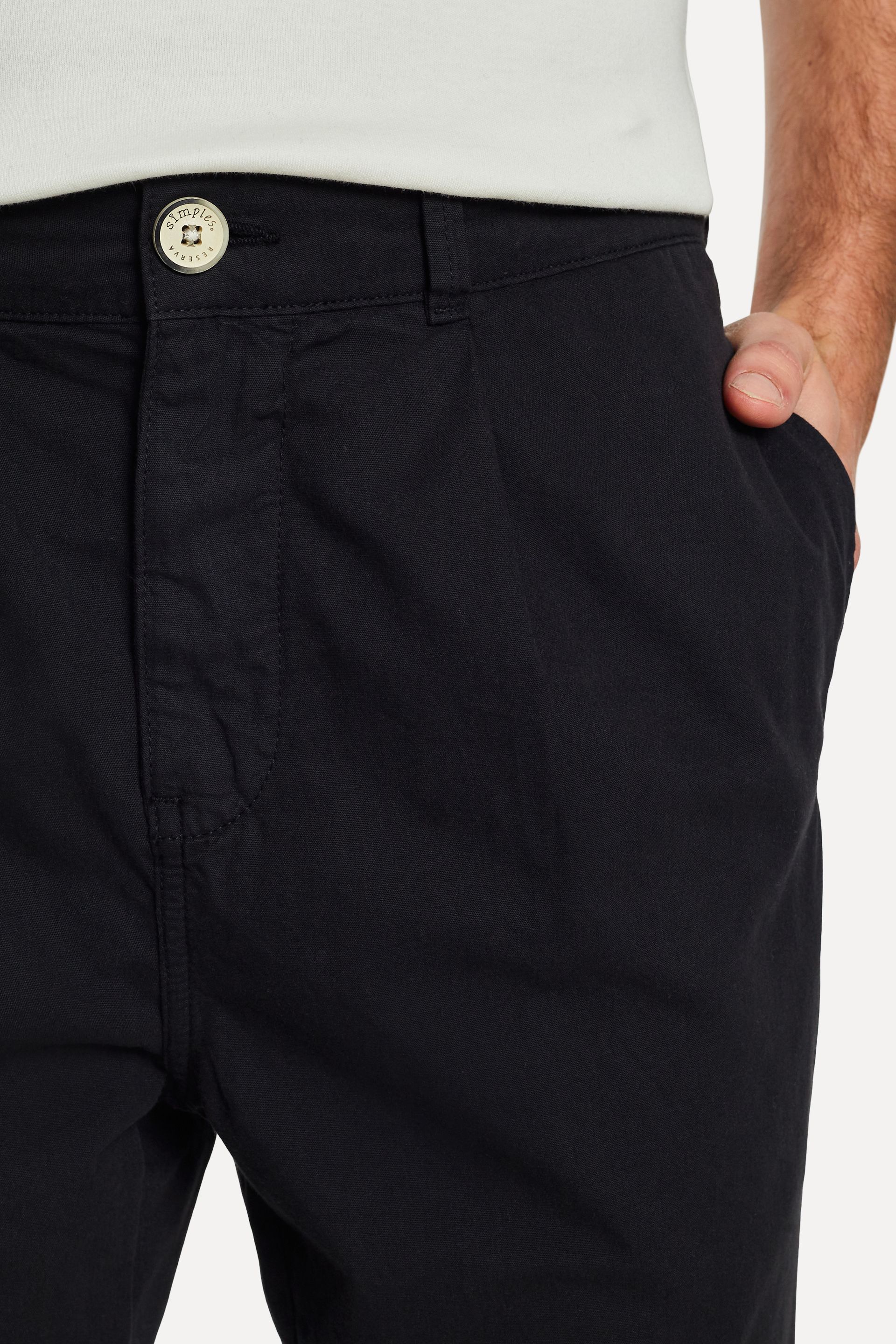 Calça Alfaiataria Masculina com Pregas Simples