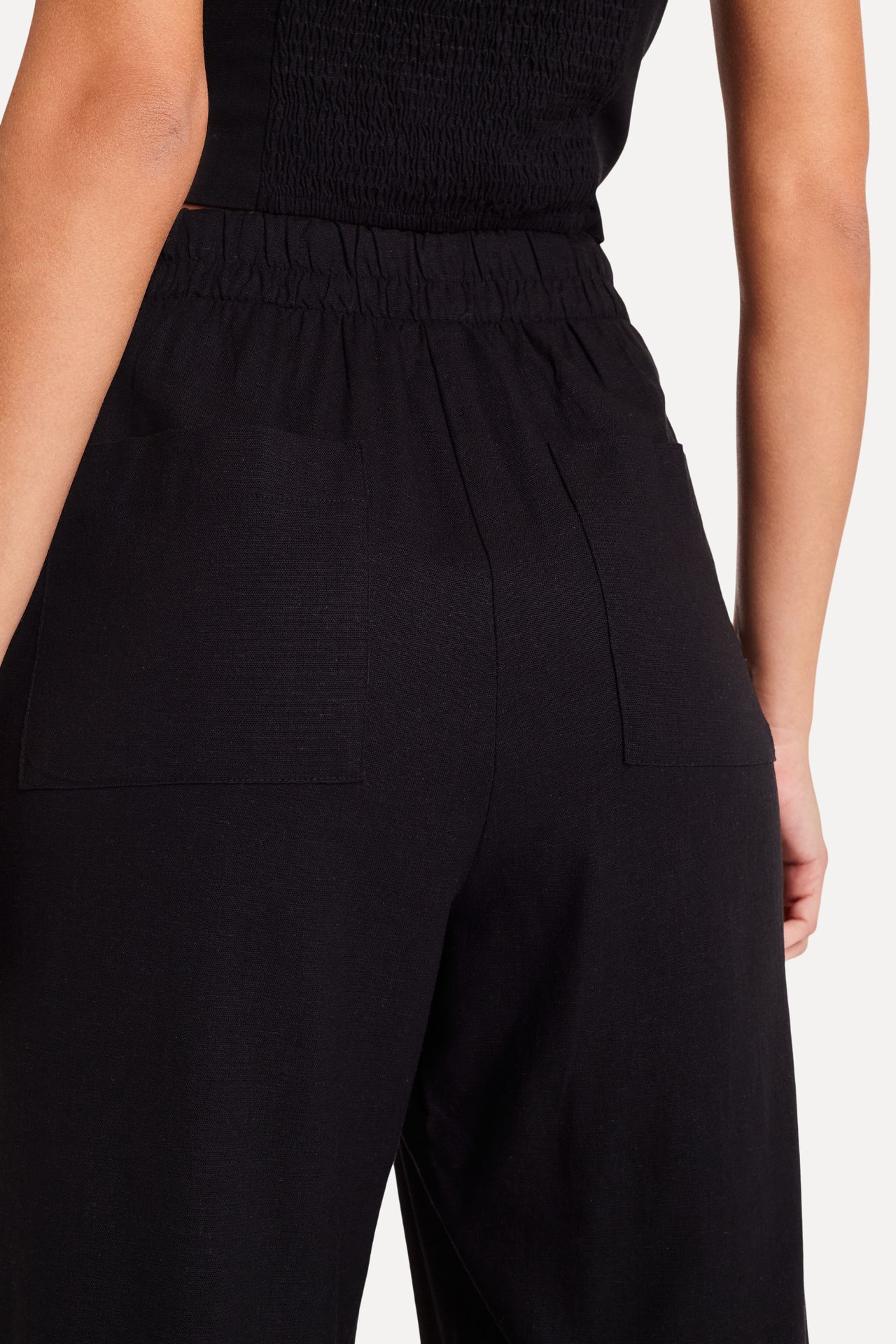 Calça Pantalona Feminina de Linho