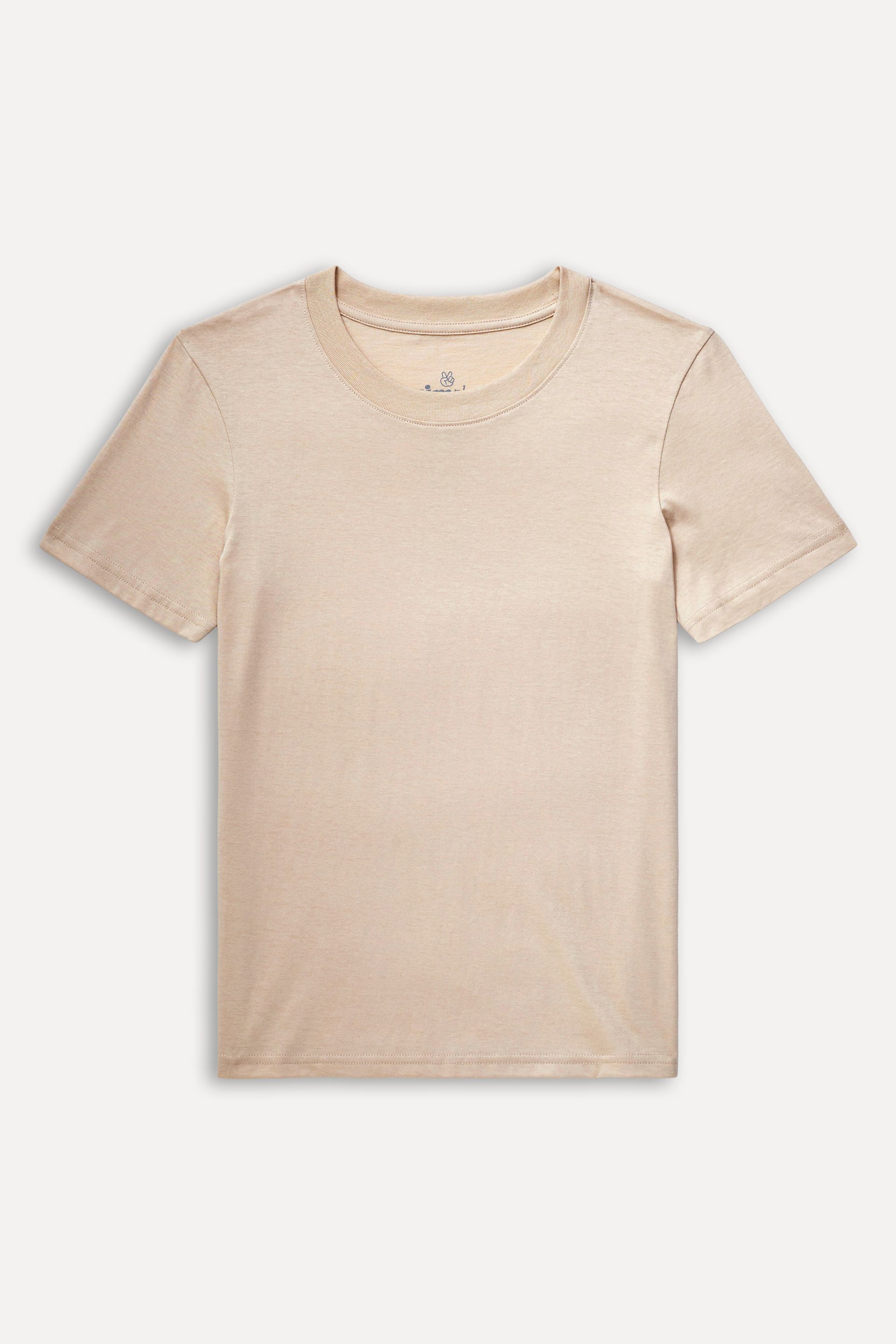 Camiseta Básica Feminina de Algodão Peruano Manga Curta