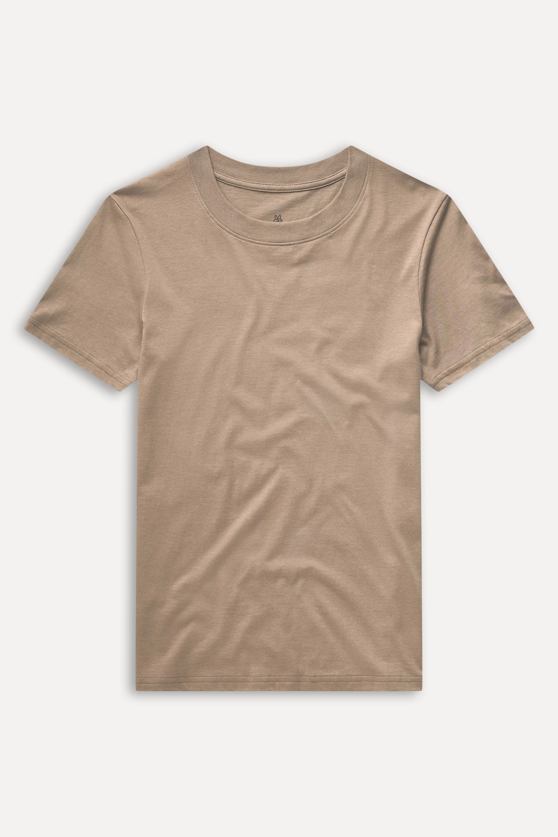 Camiseta Básica Feminina de Algodão Peruano Manga Curta