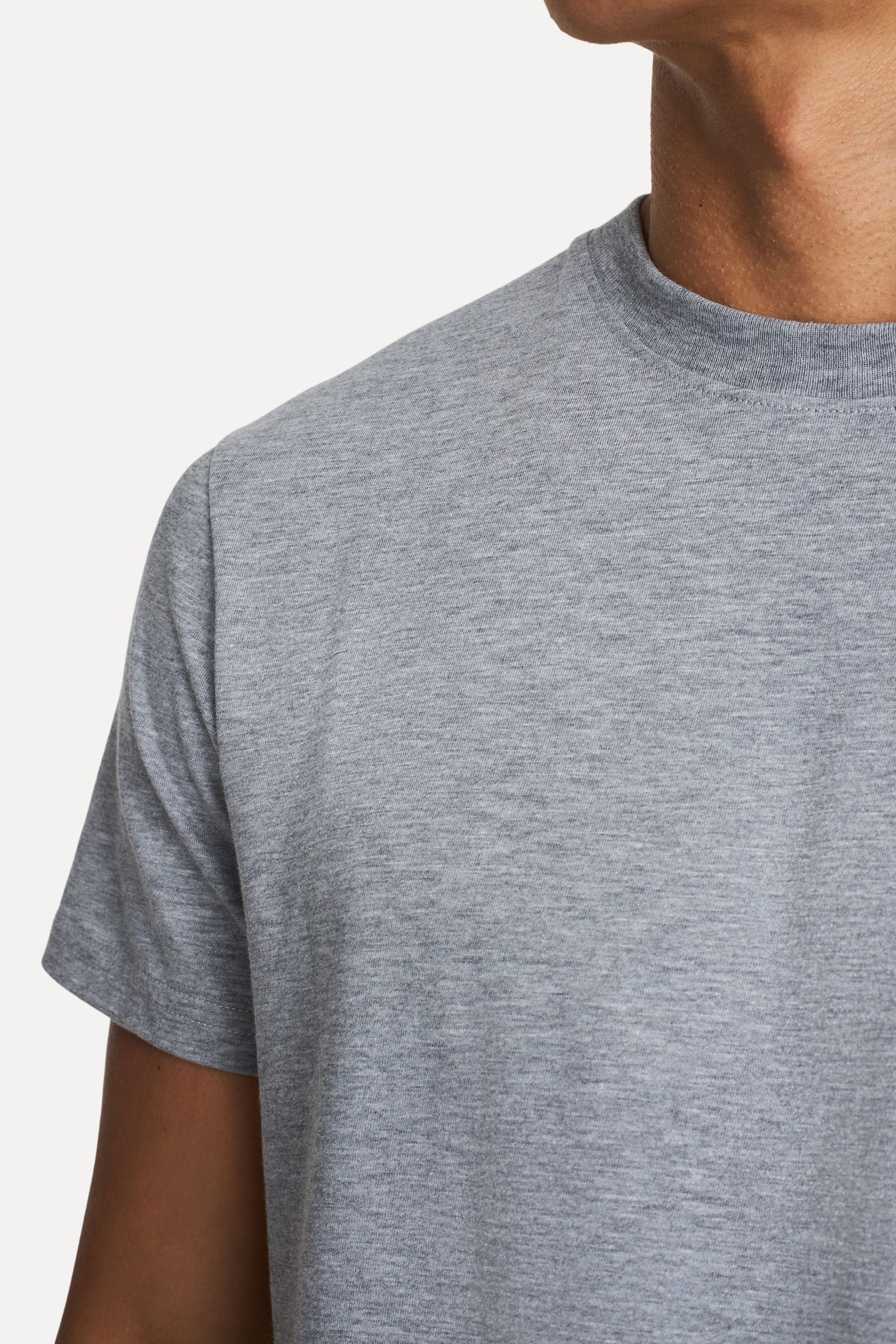 Camiseta Básica Masculina de Algodão Peruano Manga Curta