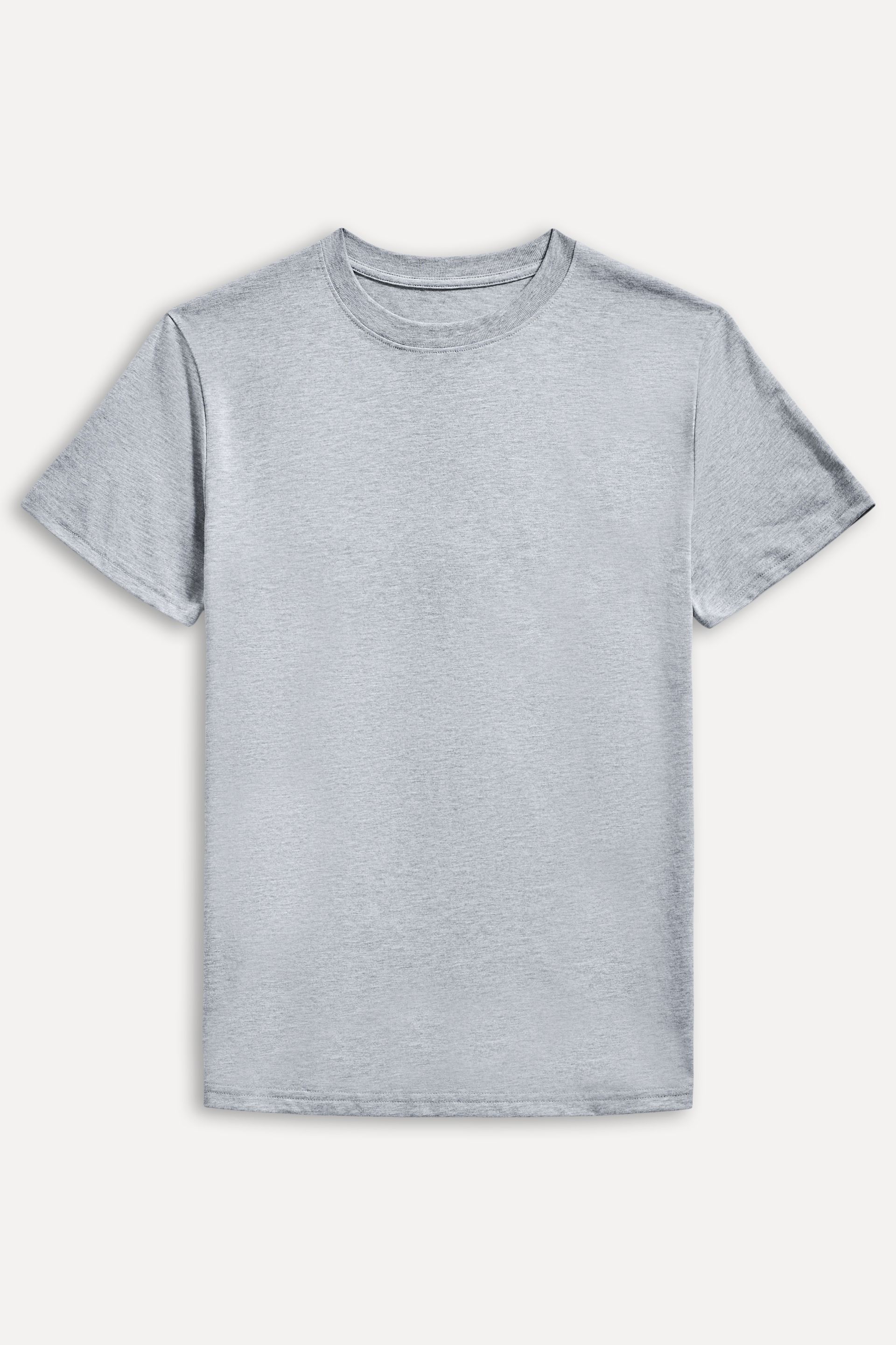 Camiseta Básica Masculina de Algodão Peruano Manga Curta