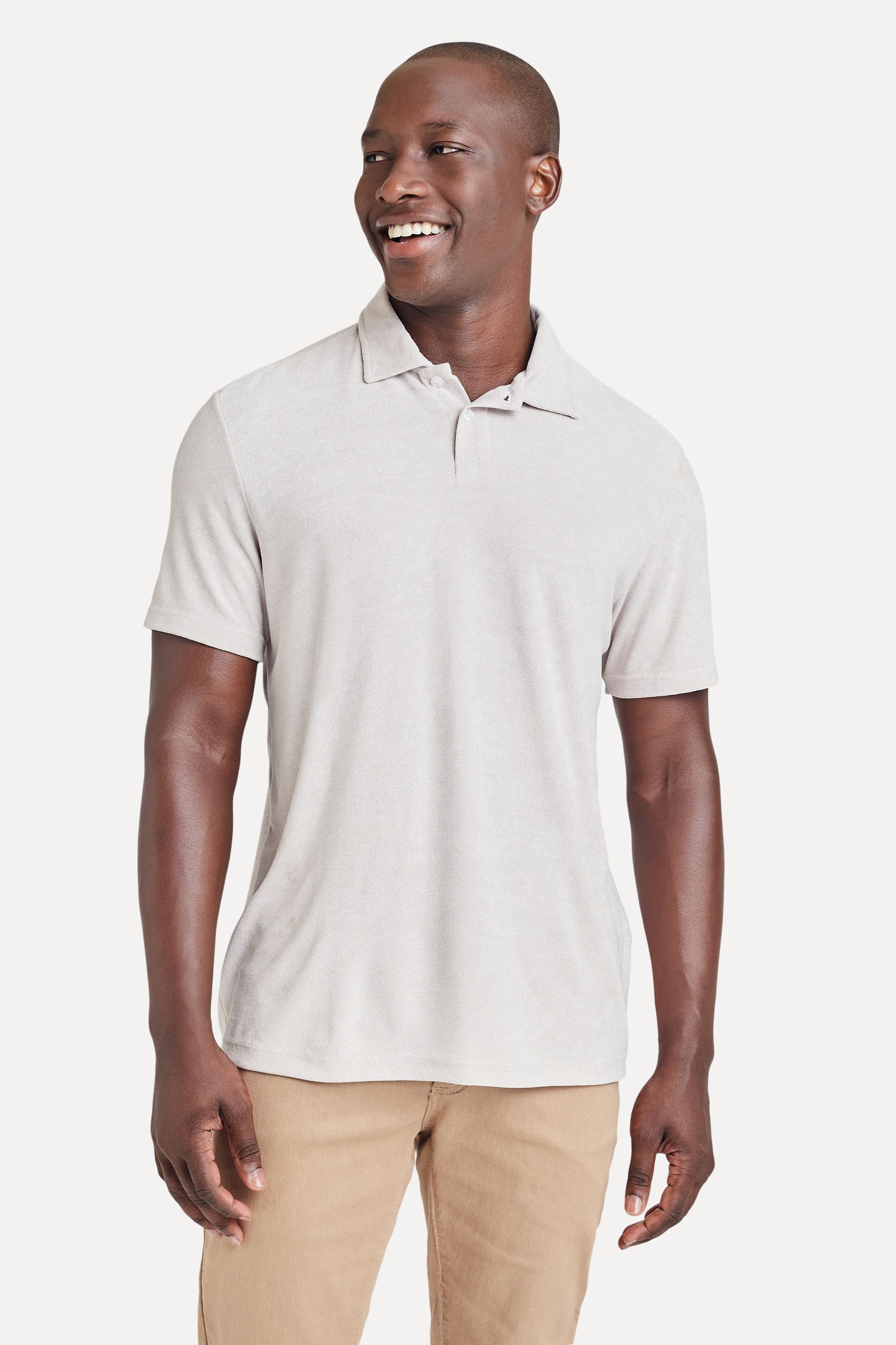 Polo Atoalhada Masculina