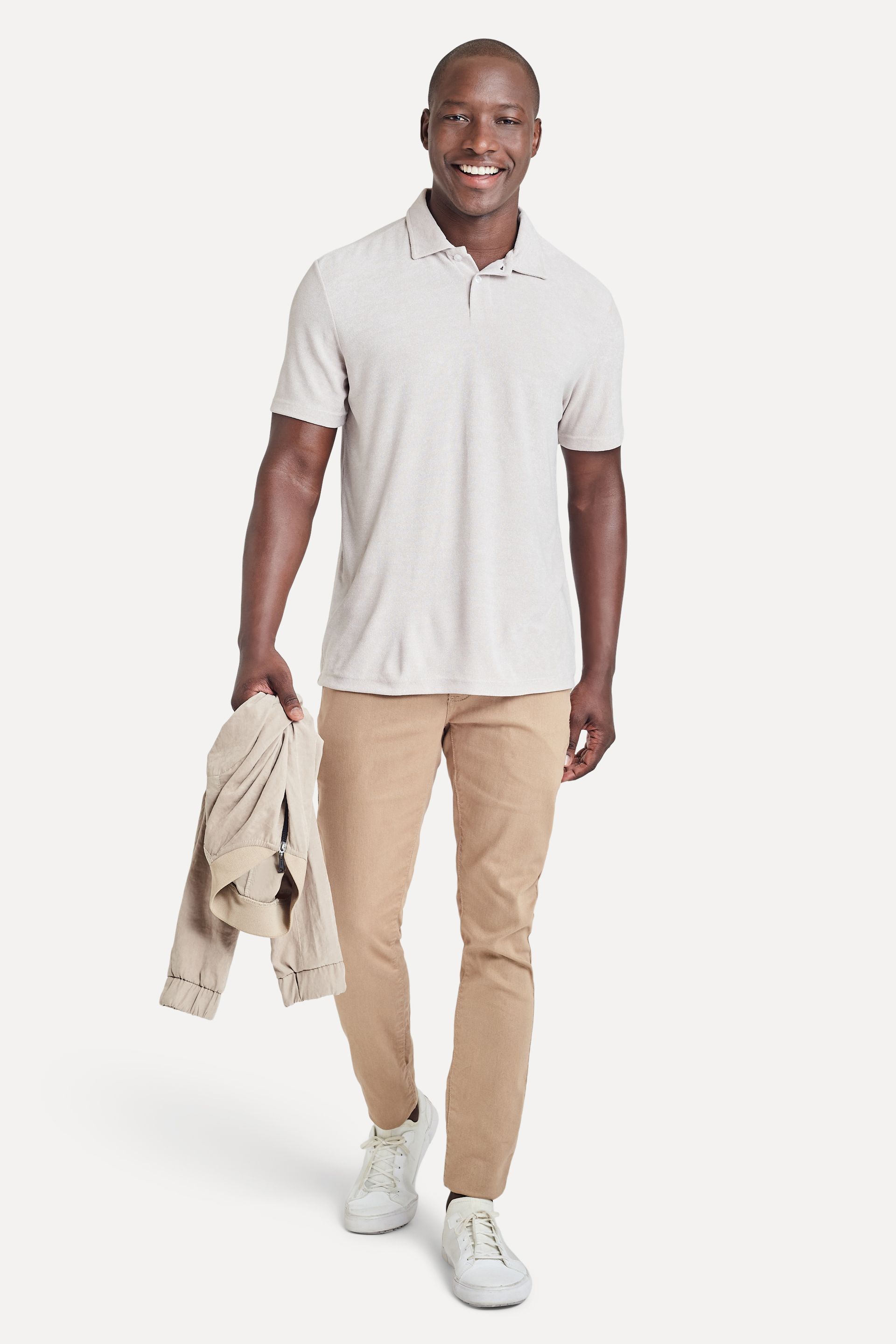 Polo Atoalhada Masculina