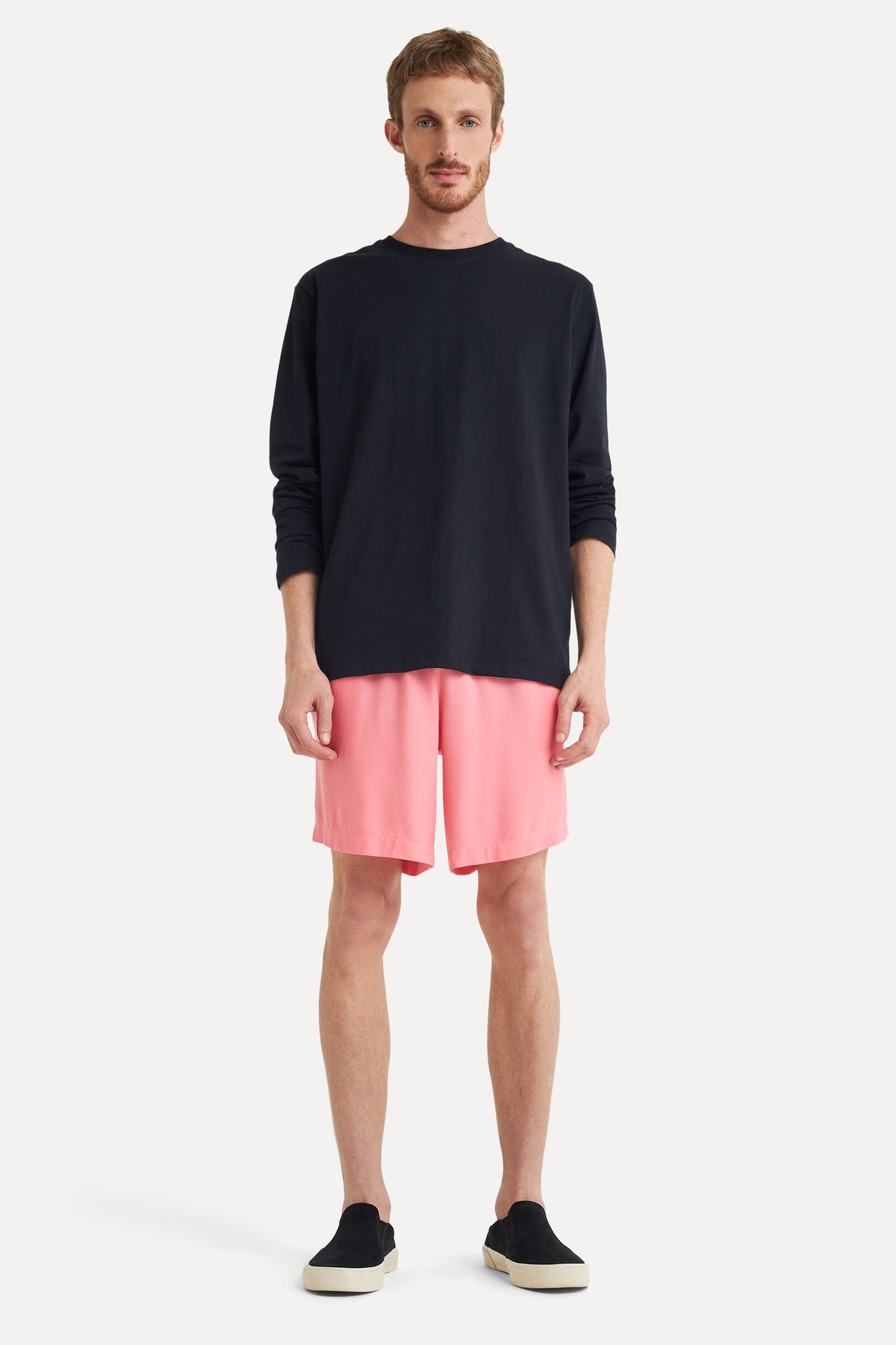 Bermuda de Viscose Masculina Leme com Elástico
