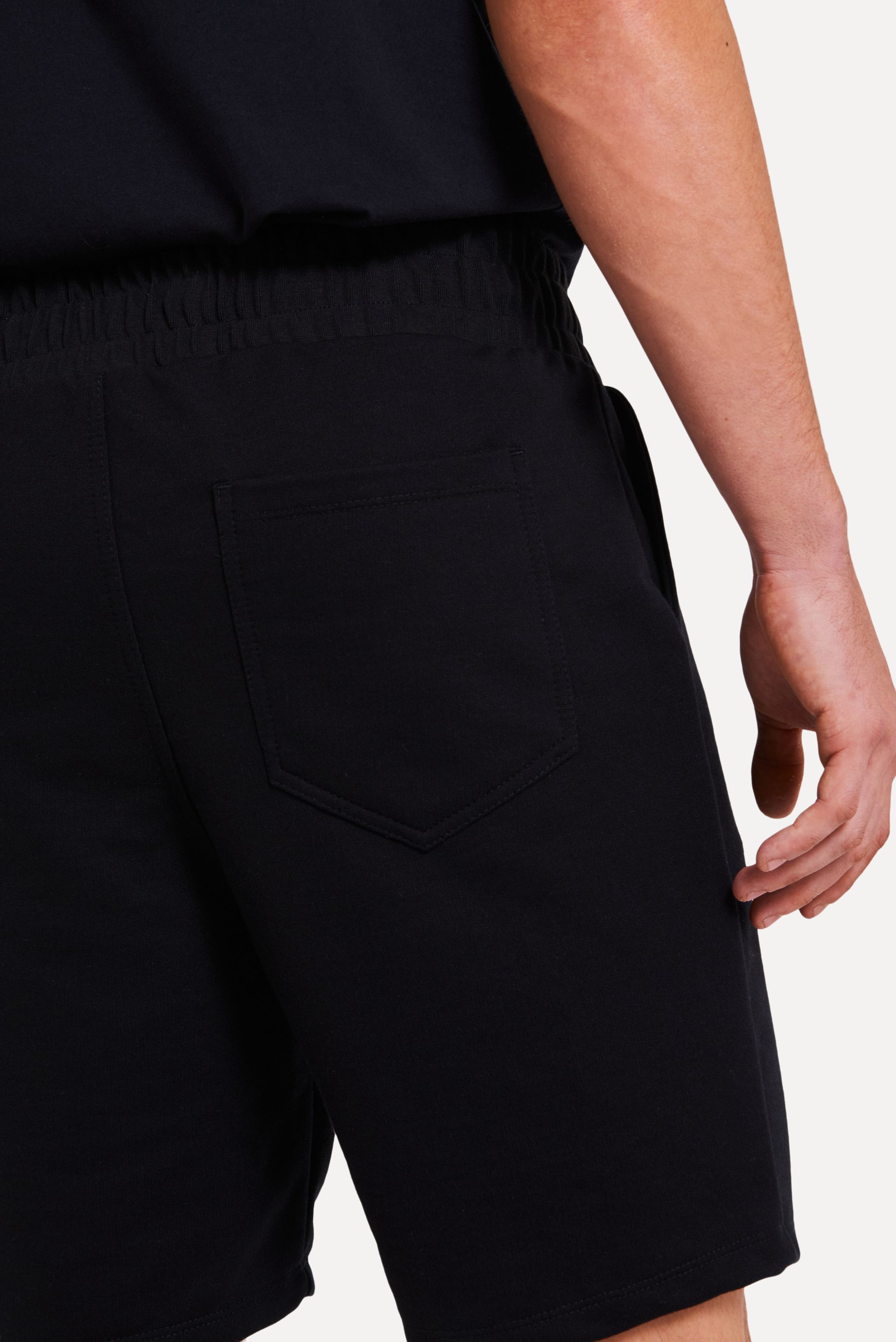 Bermuda Moletom Masculina Simples com Elástico