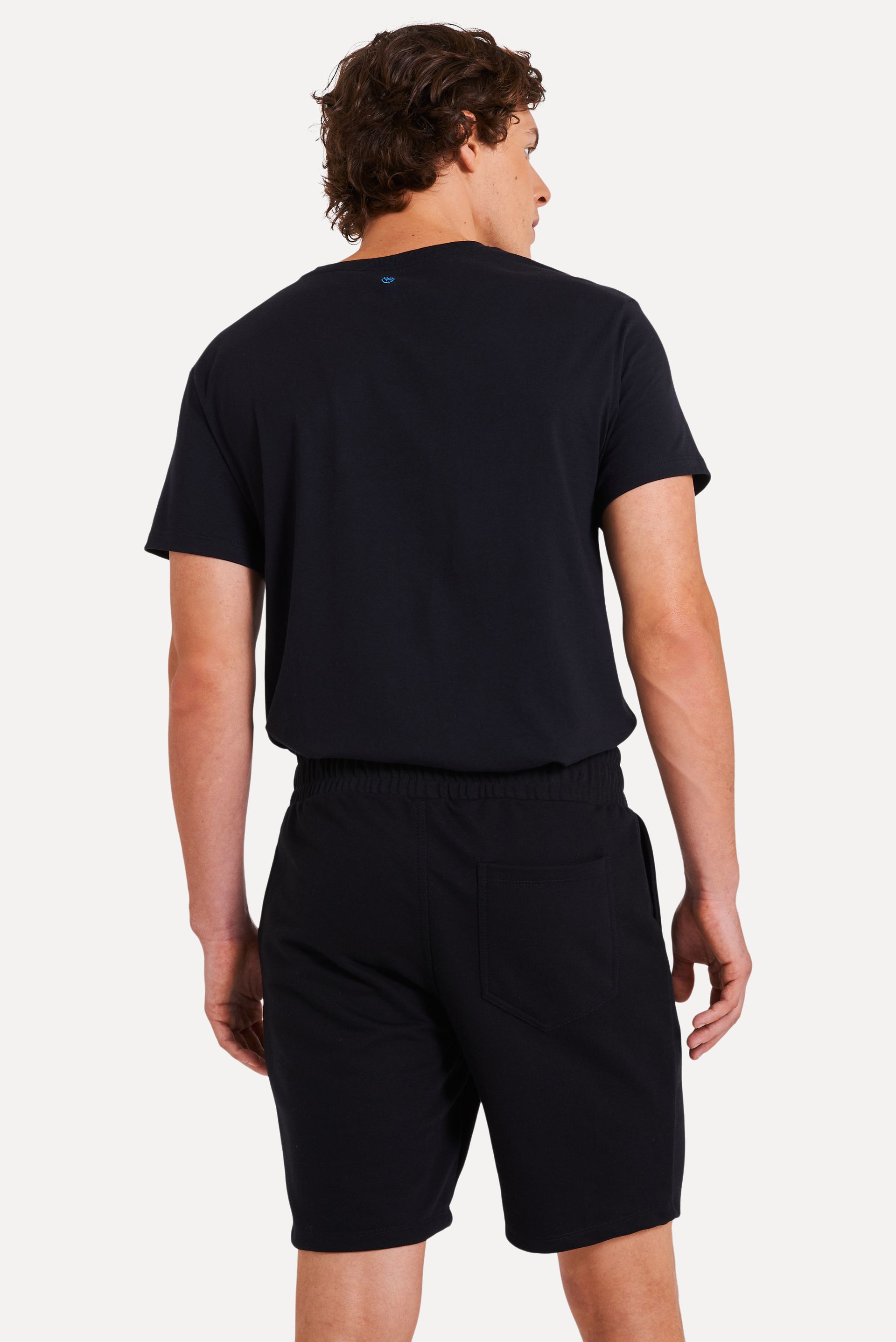 Bermuda Moletom Masculina Simples com Elástico