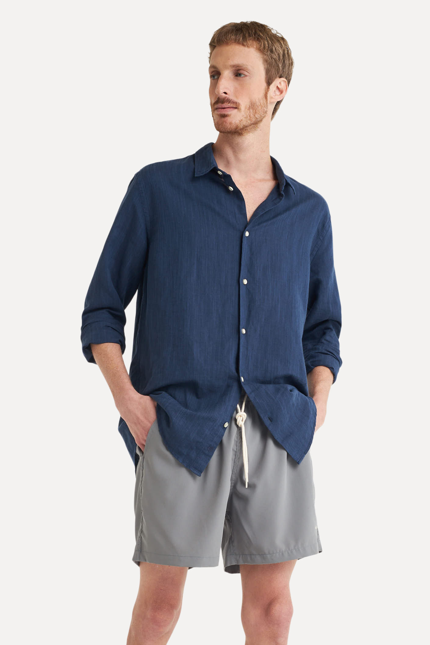 Short Praia Básico Masculino com Elástico