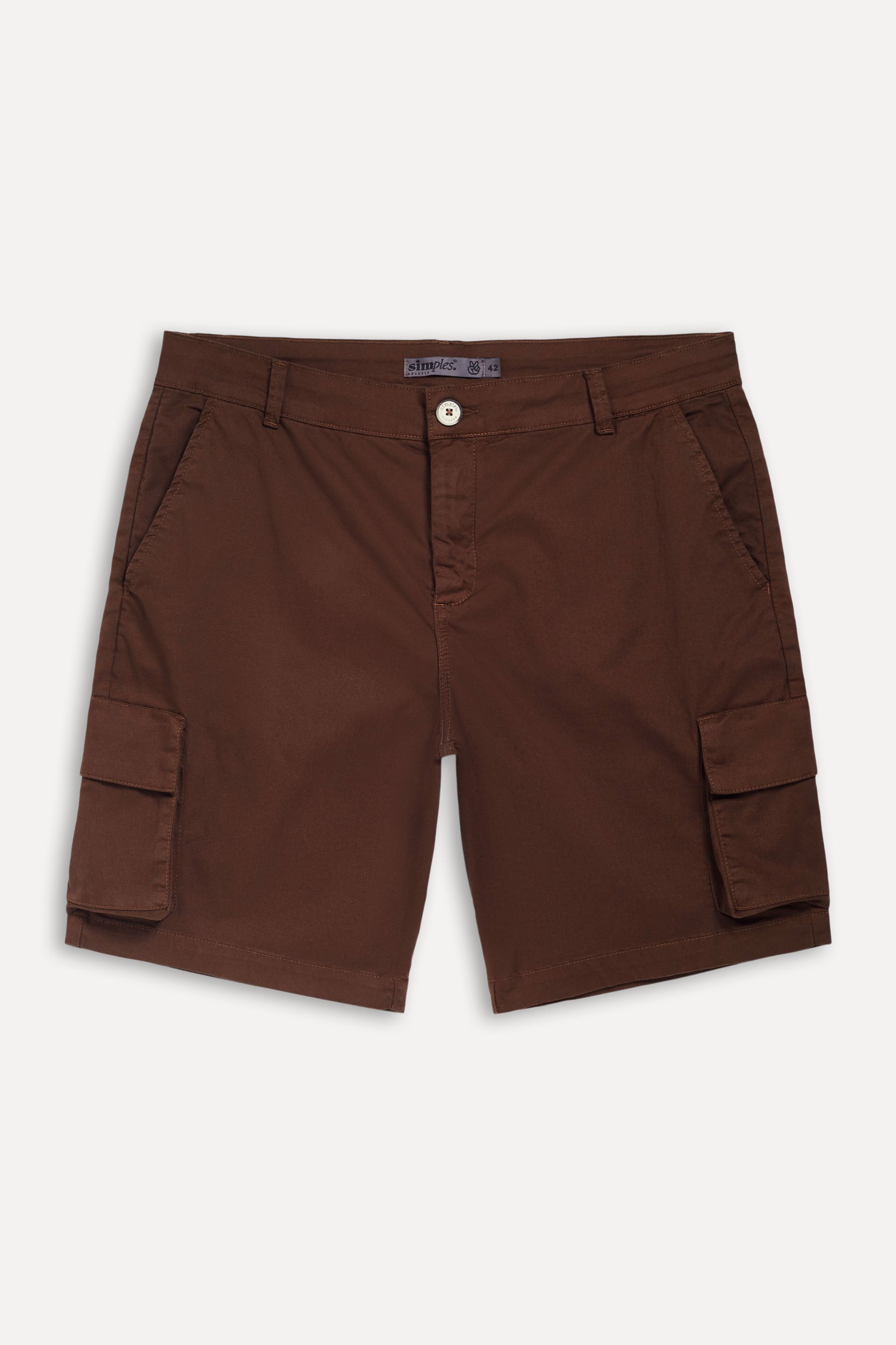 Bermuda Cargo Masculina de Sarja com Elastano