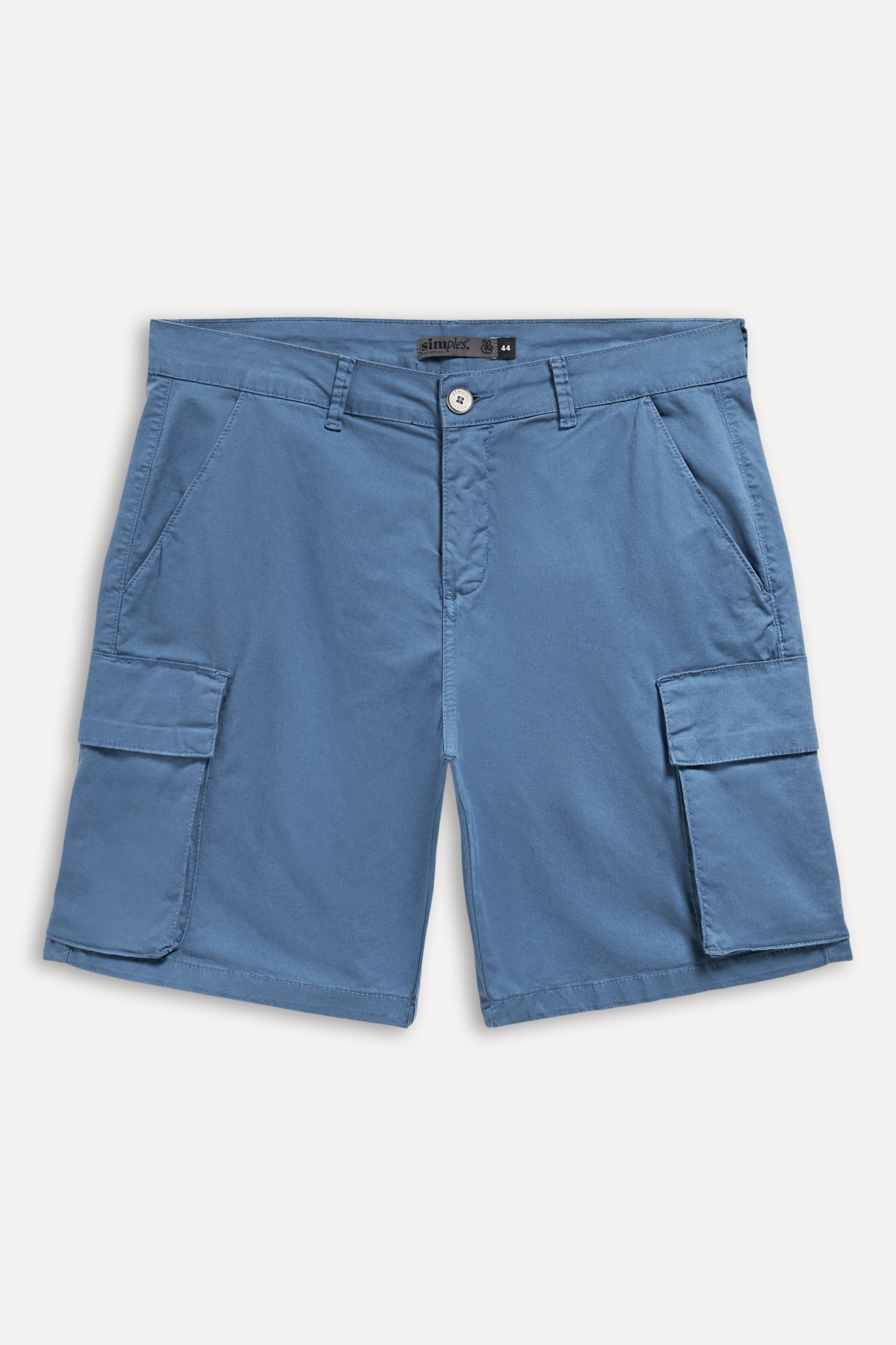 Bermuda Cargo Masculina de Sarja com Elastano