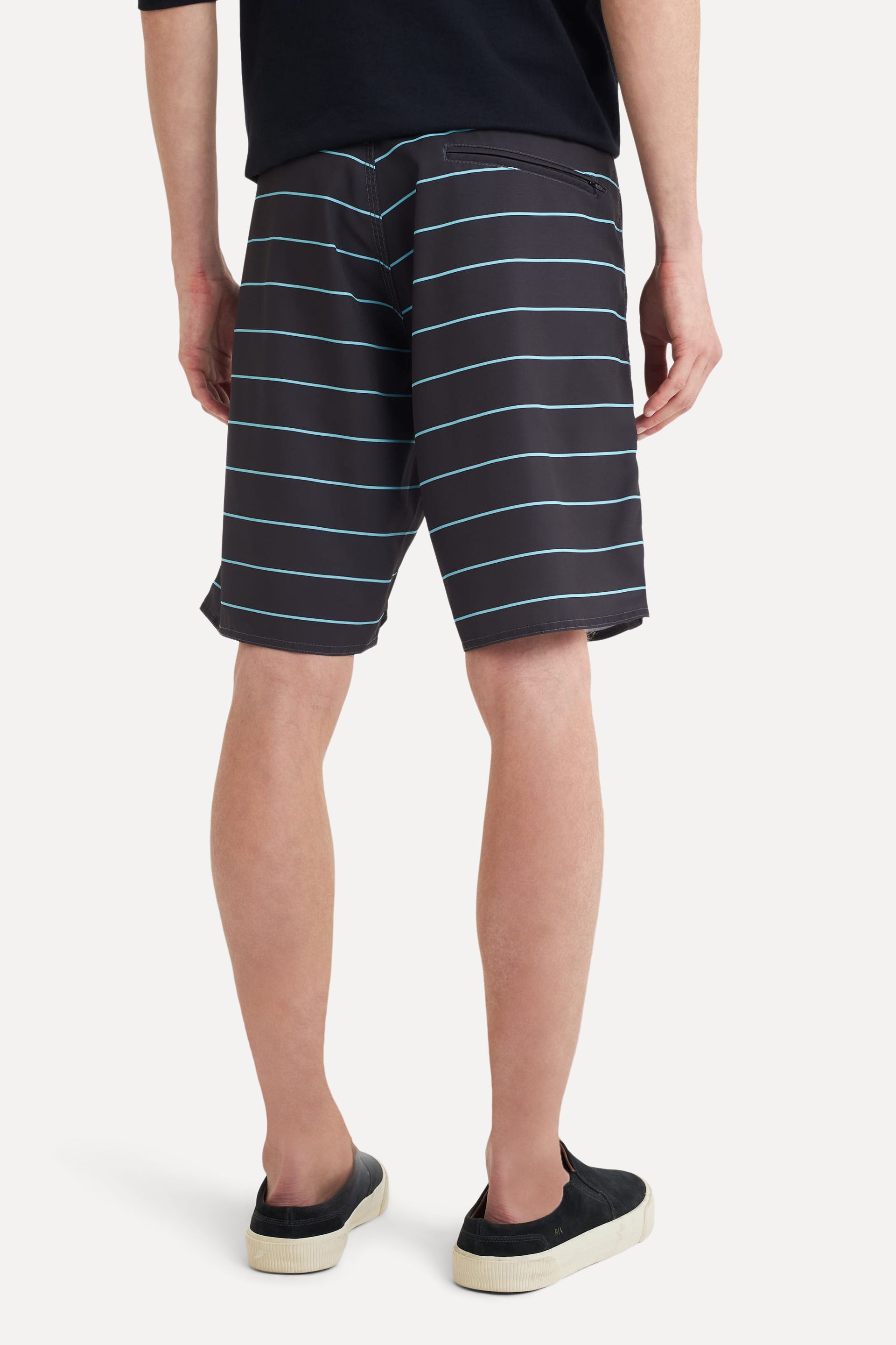 Bermuda Praia Listrada Masculina Fine com Cadarço