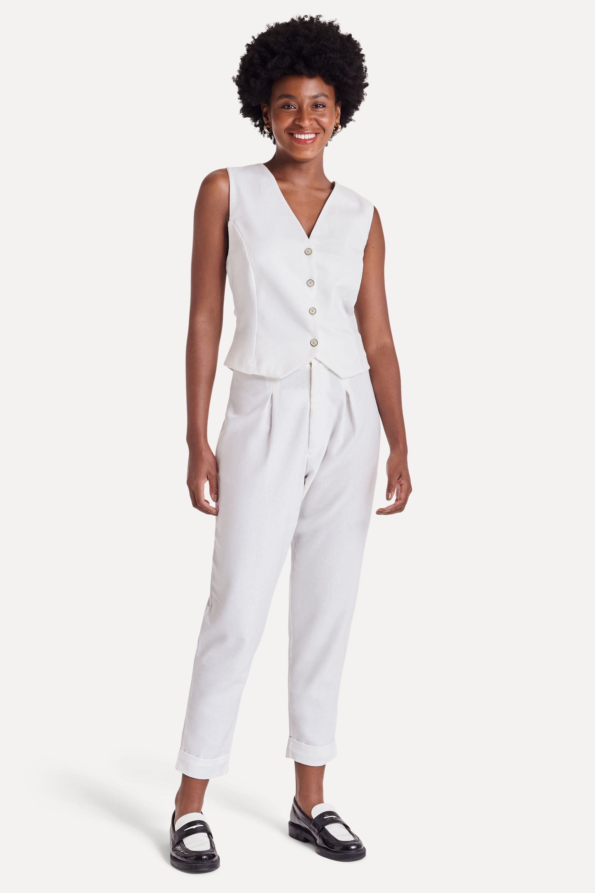 Calça Alfaiataria Feminina Simples