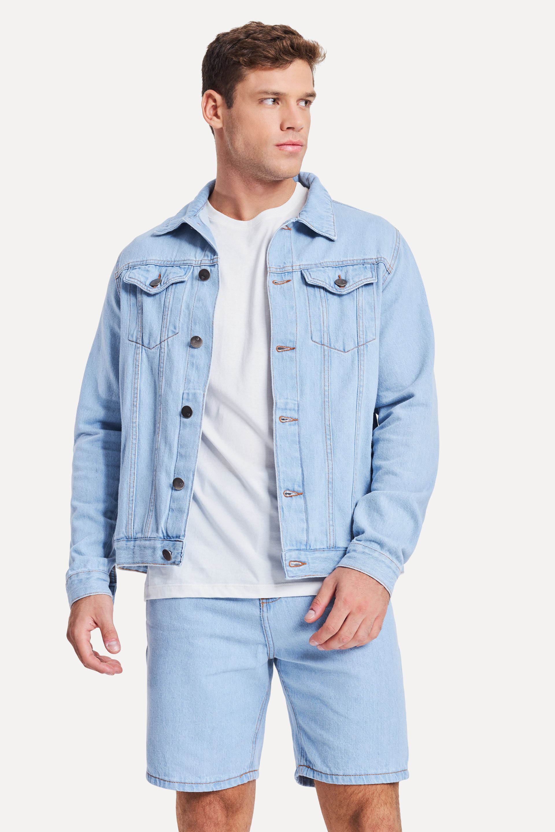 Jaqueta Jeans Unisex Inhotim Simples