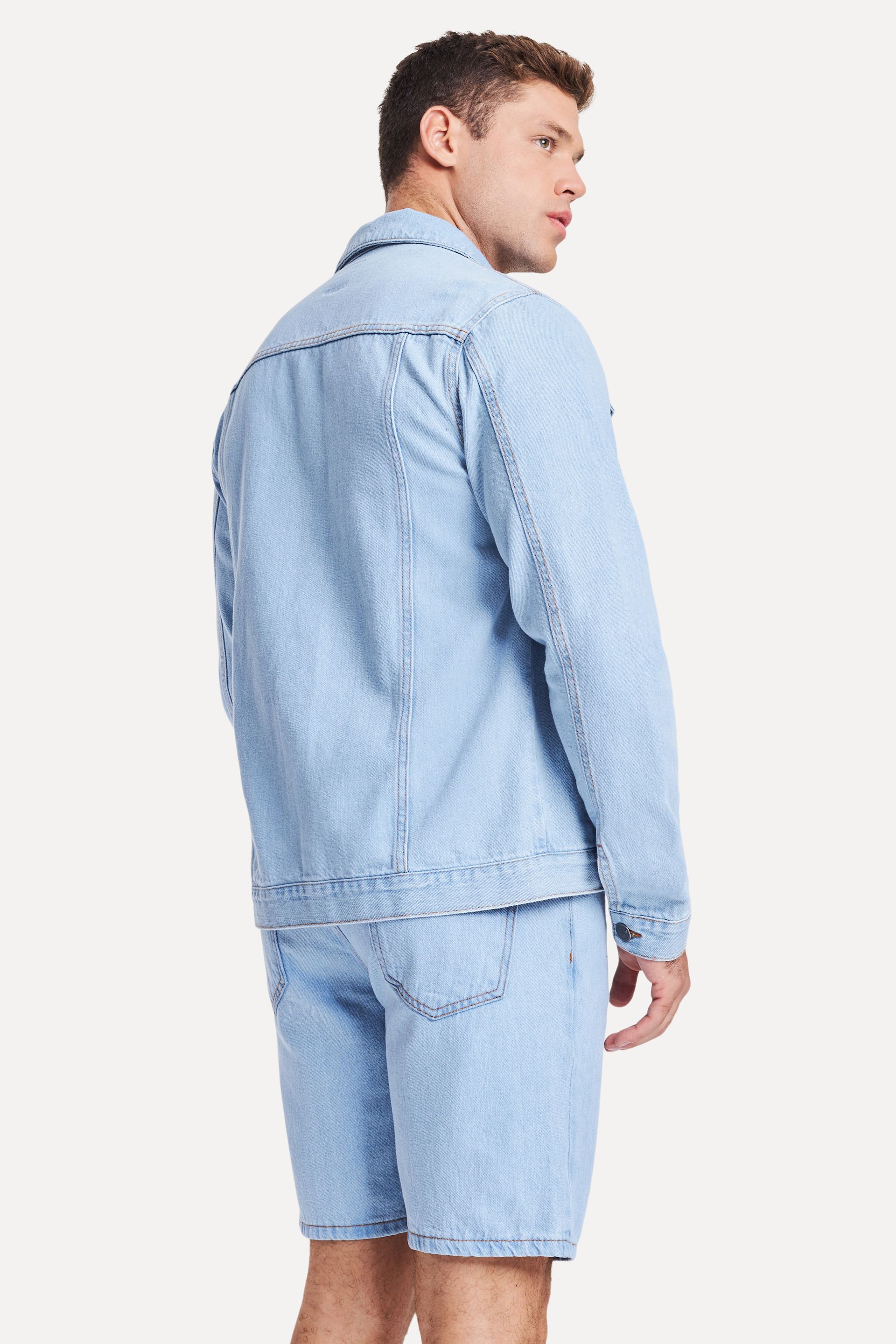 Jaqueta Jeans Unisex Inhotim Simples