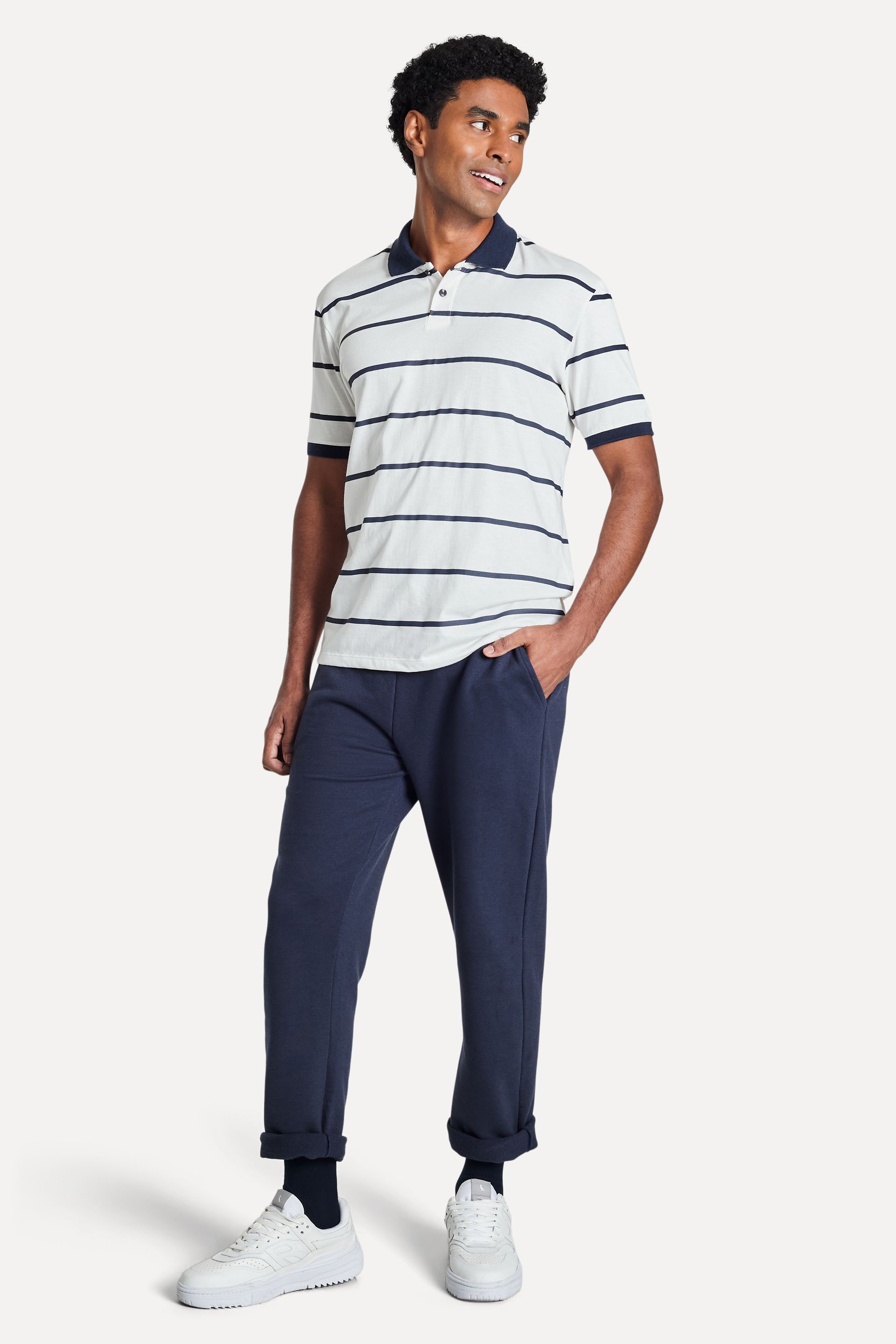 Polo Listrada Masculina