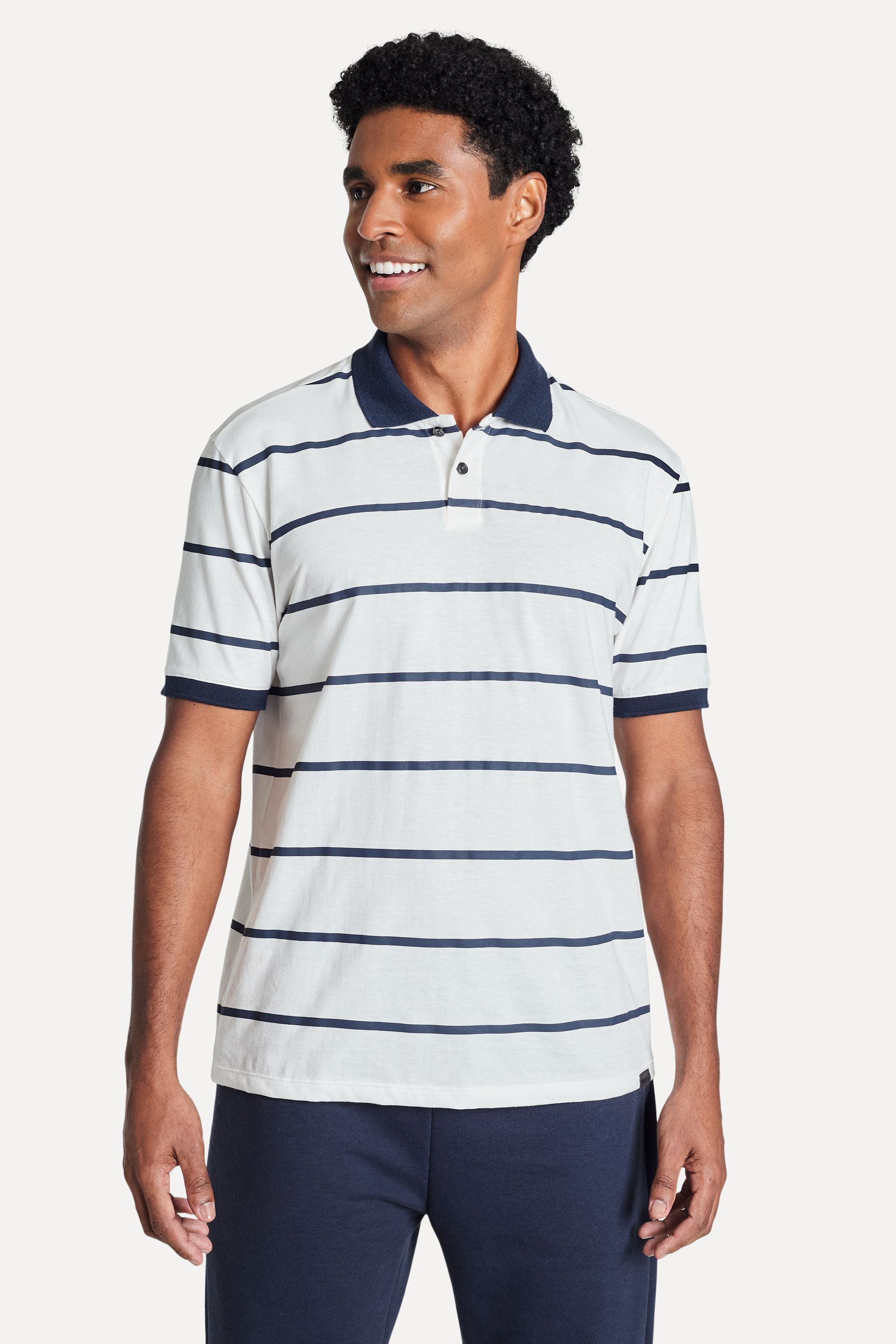 Polo Listrada Masculina