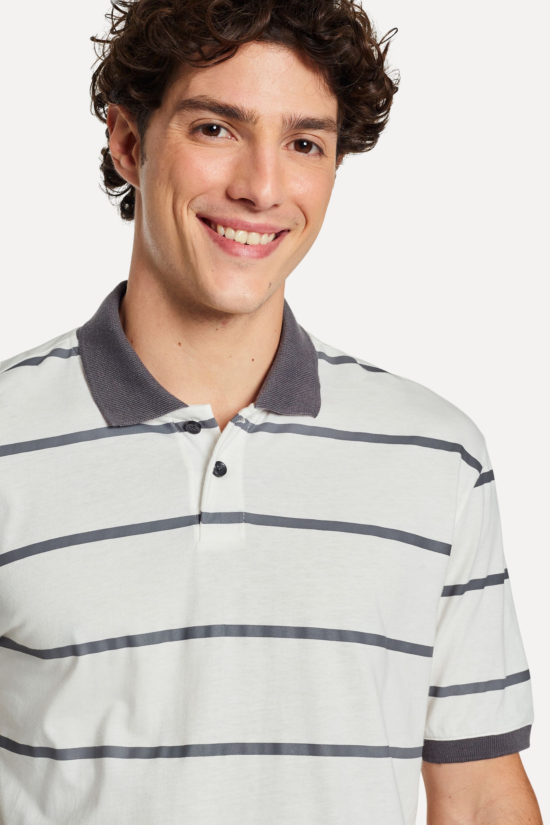 Polo Listrada Masculina