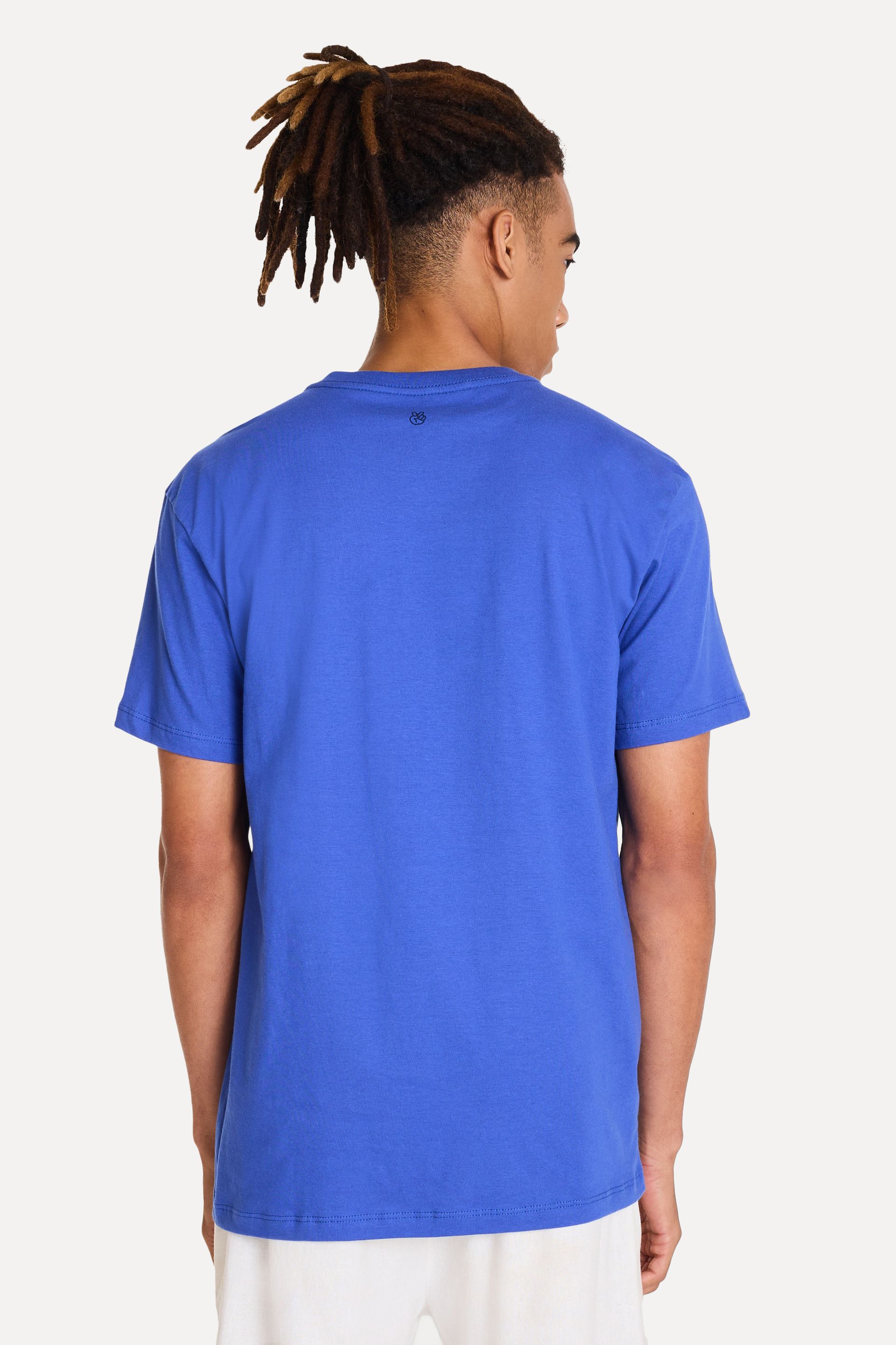 Camiseta Básica Masculina Simples Manga Curta
