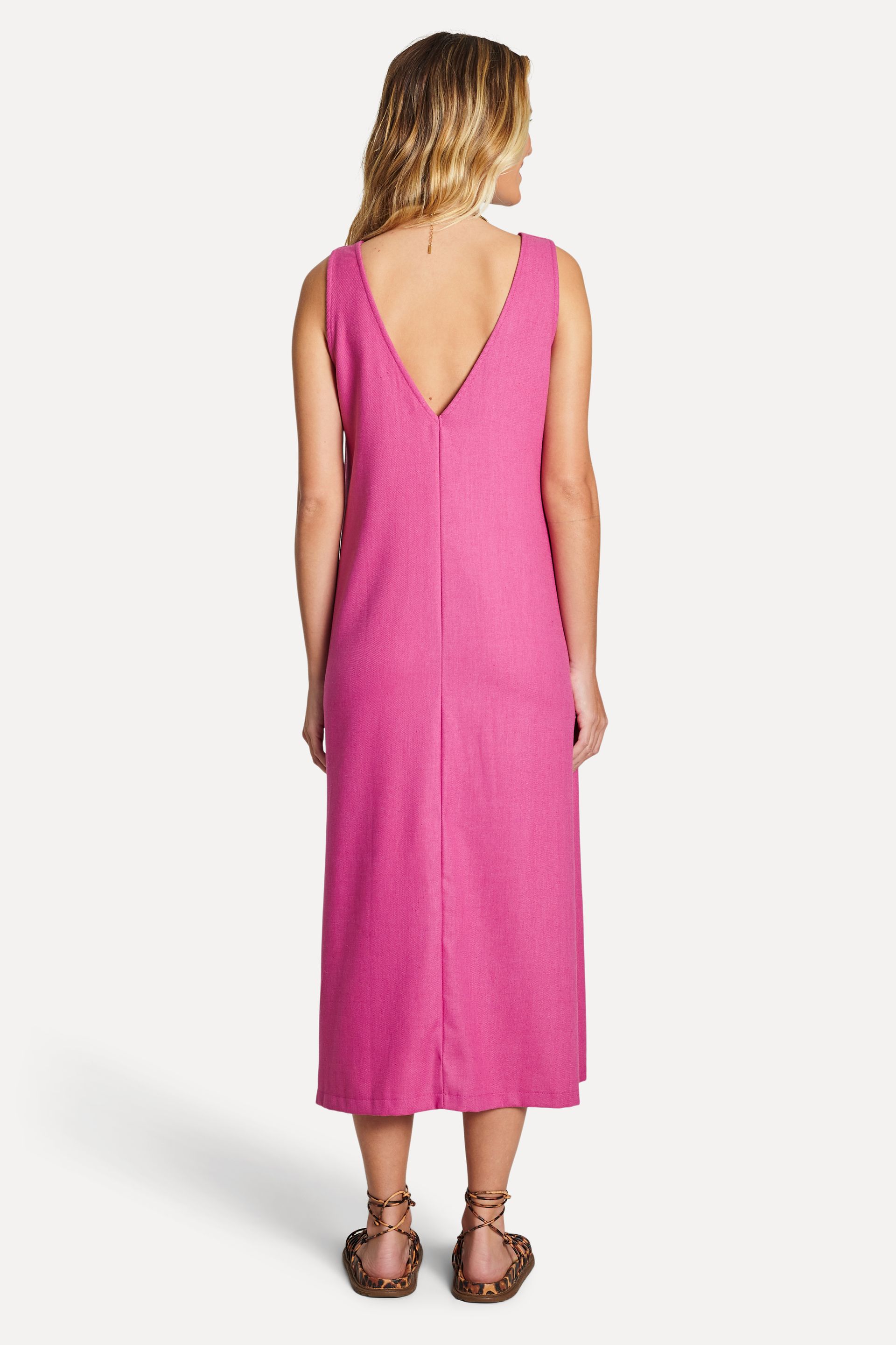 Vestido Feminino Curto Alfaiataria Fenda